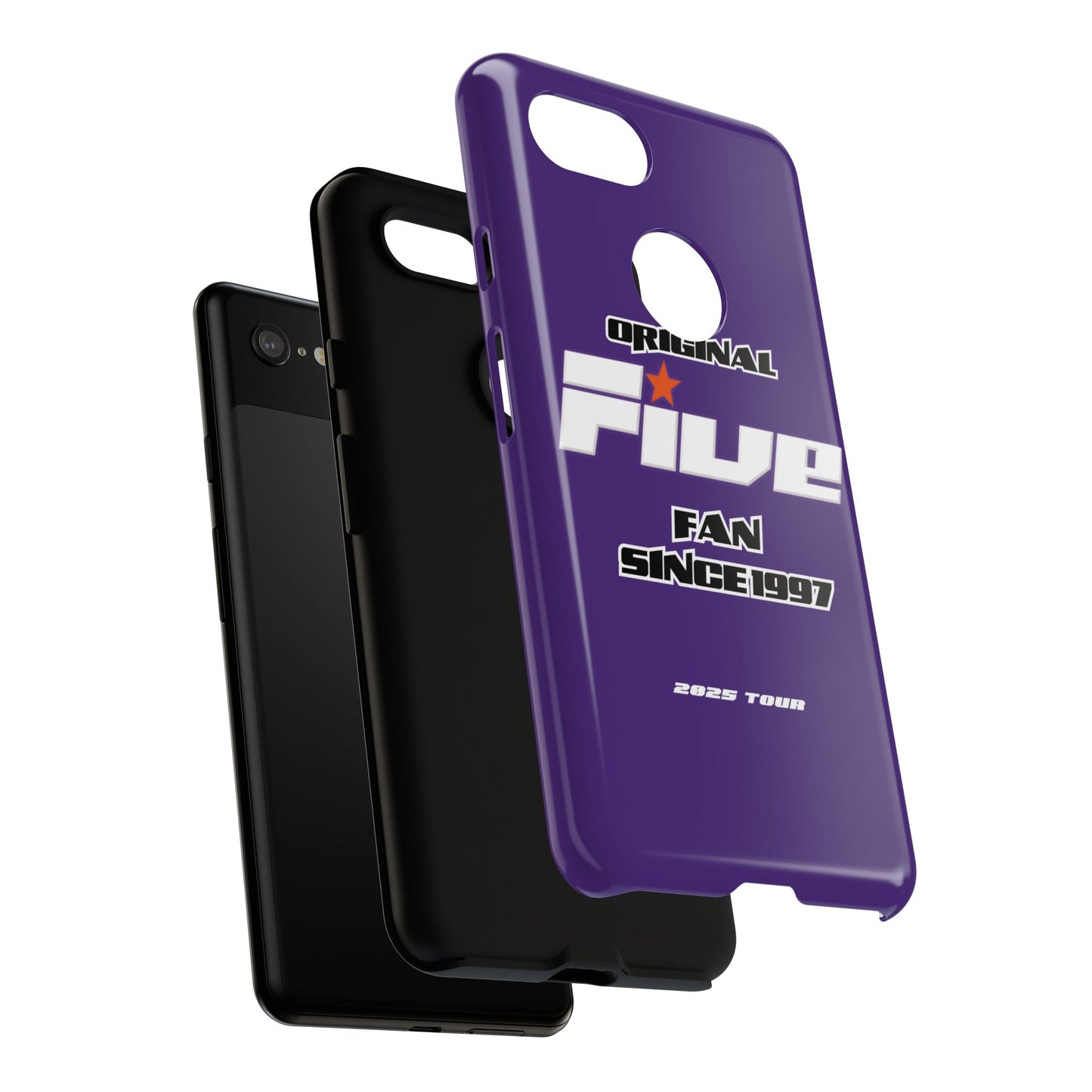 Original Five Fan Tough Case - 2025 Tour Edition unofficial Five boyband 5ive merchandise