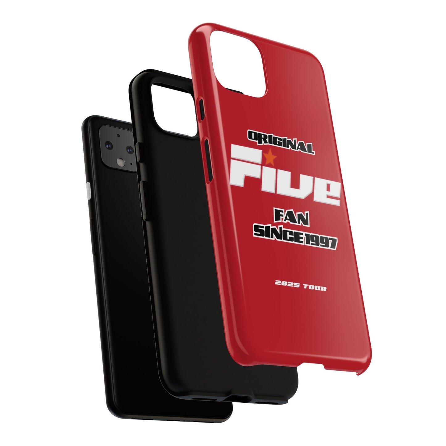 Original Five Fan Tough Case - 2025 Tour Edition unofficial Five boyband 5ive merchandise