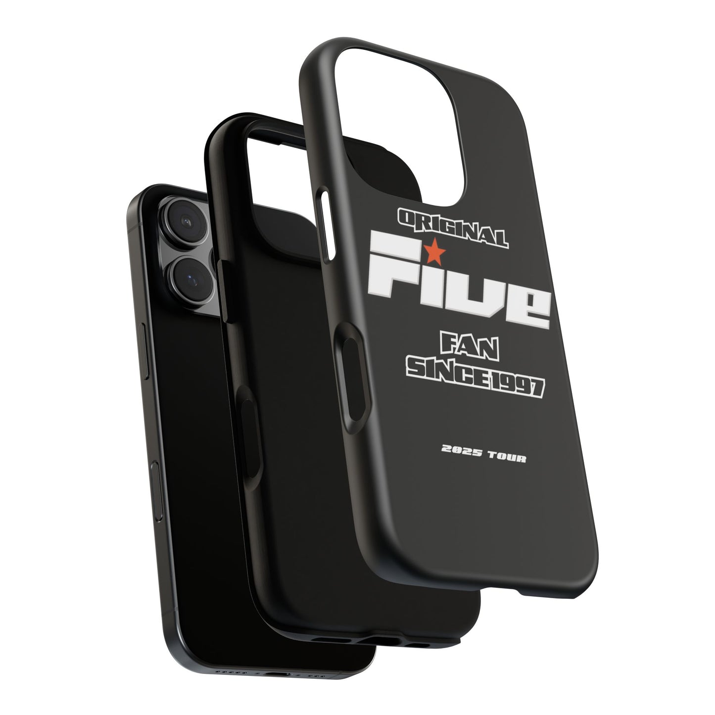 Original Five Fan Tough Case - 2025 Tour Edition unofficial Five boyband 5ive merchandise