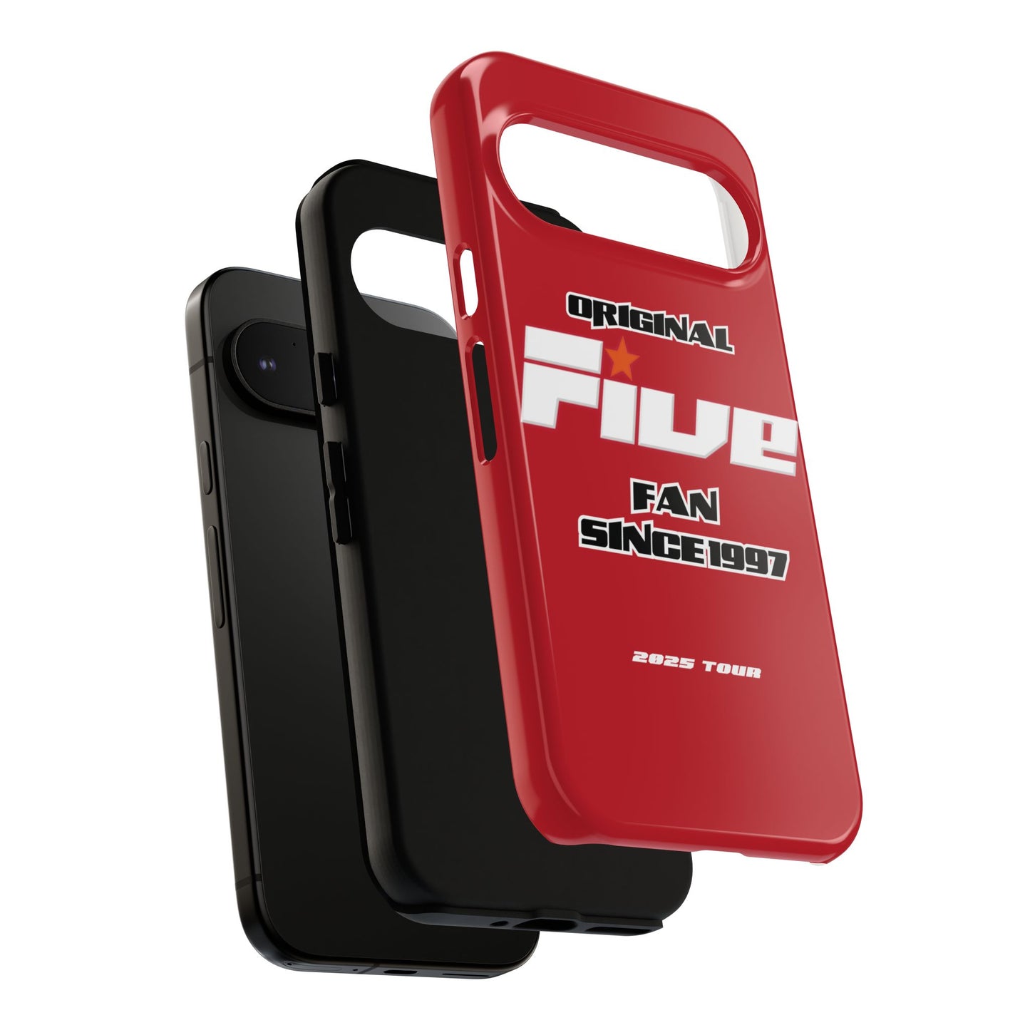 Original Five Fan Tough Case - 2025 Tour Edition unofficial Five boyband 5ive merchandise