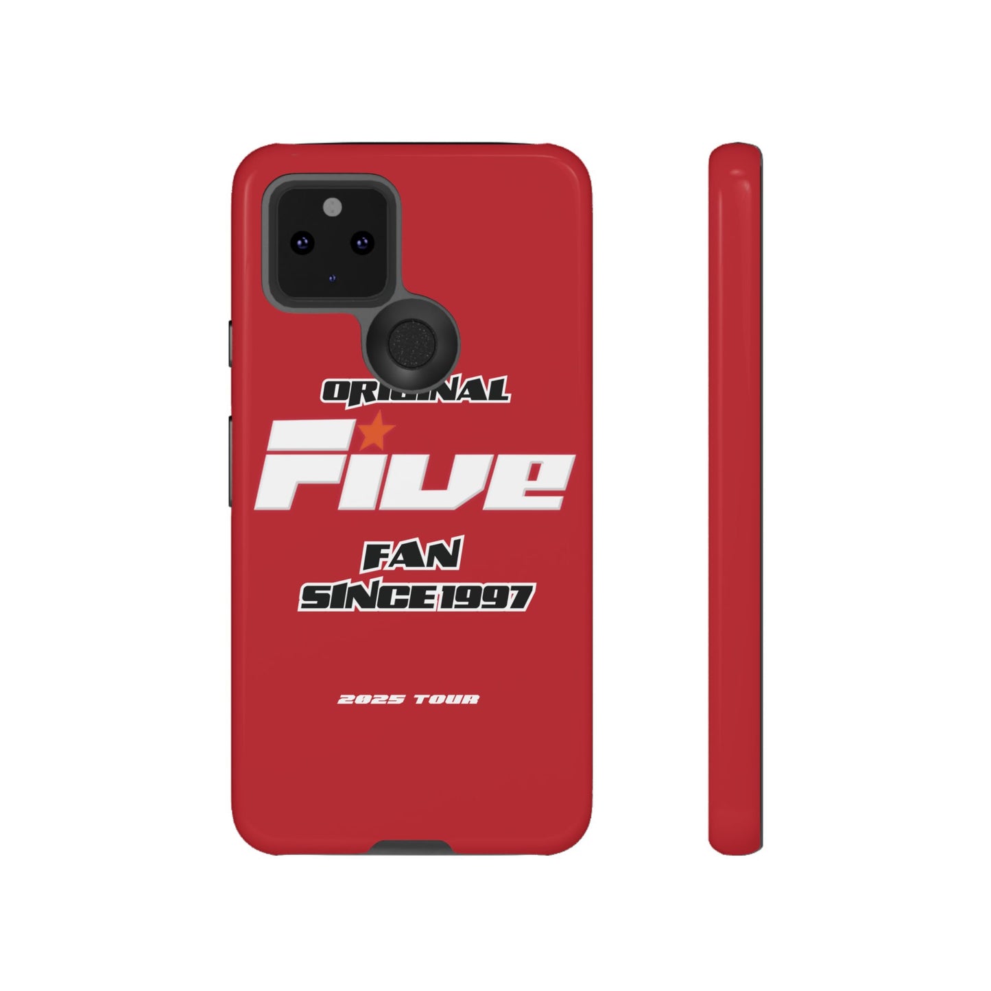 Original Five Fan Tough Case - 2025 Tour Edition unofficial Five boyband 5ive merchandise