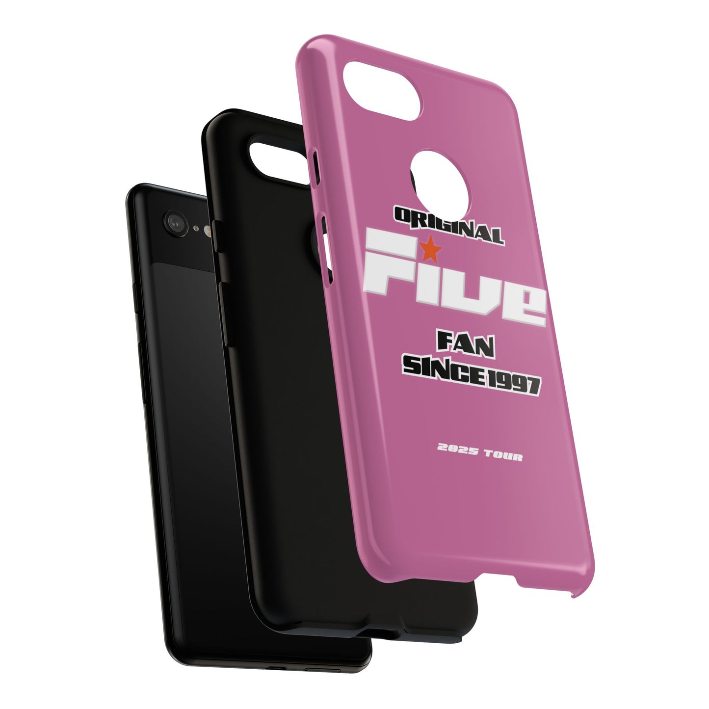 Original Five Fan Tough Case - 2025 Tour Edition unofficial Five boyband 5ive merchandise
