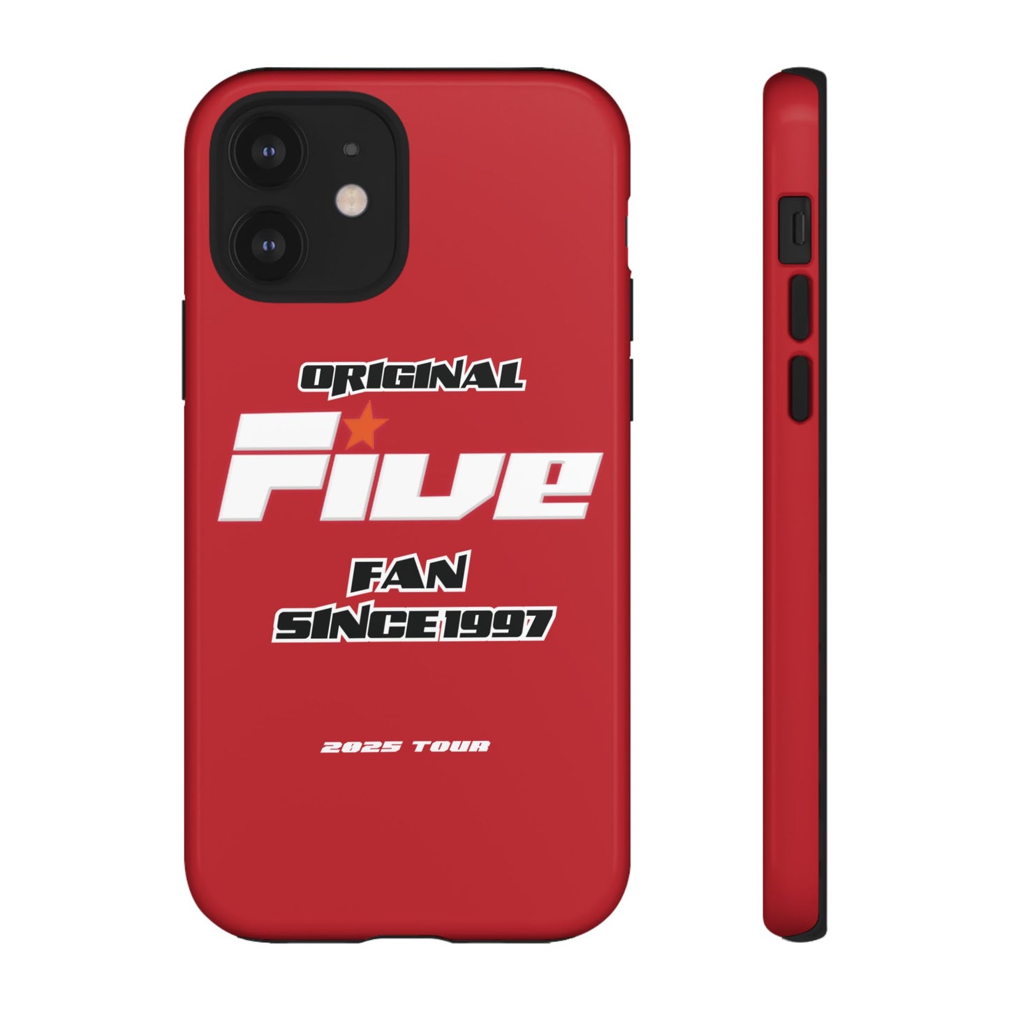 Original Five Fan Tough Case - 2025 Tour Edition unofficial Five boyband 5ive merchandise
