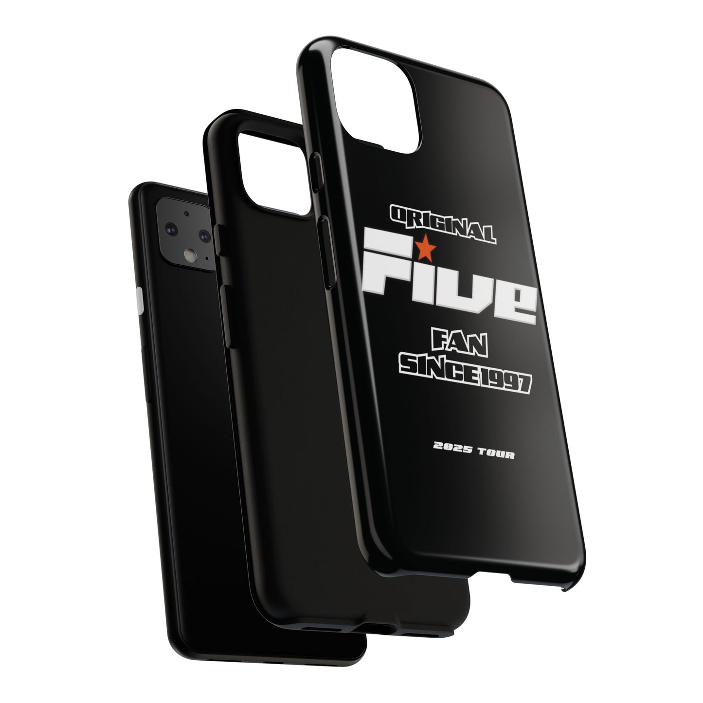 Original Five Fan Tough Case - 2025 Tour Edition unofficial Five boyband 5ive merchandise