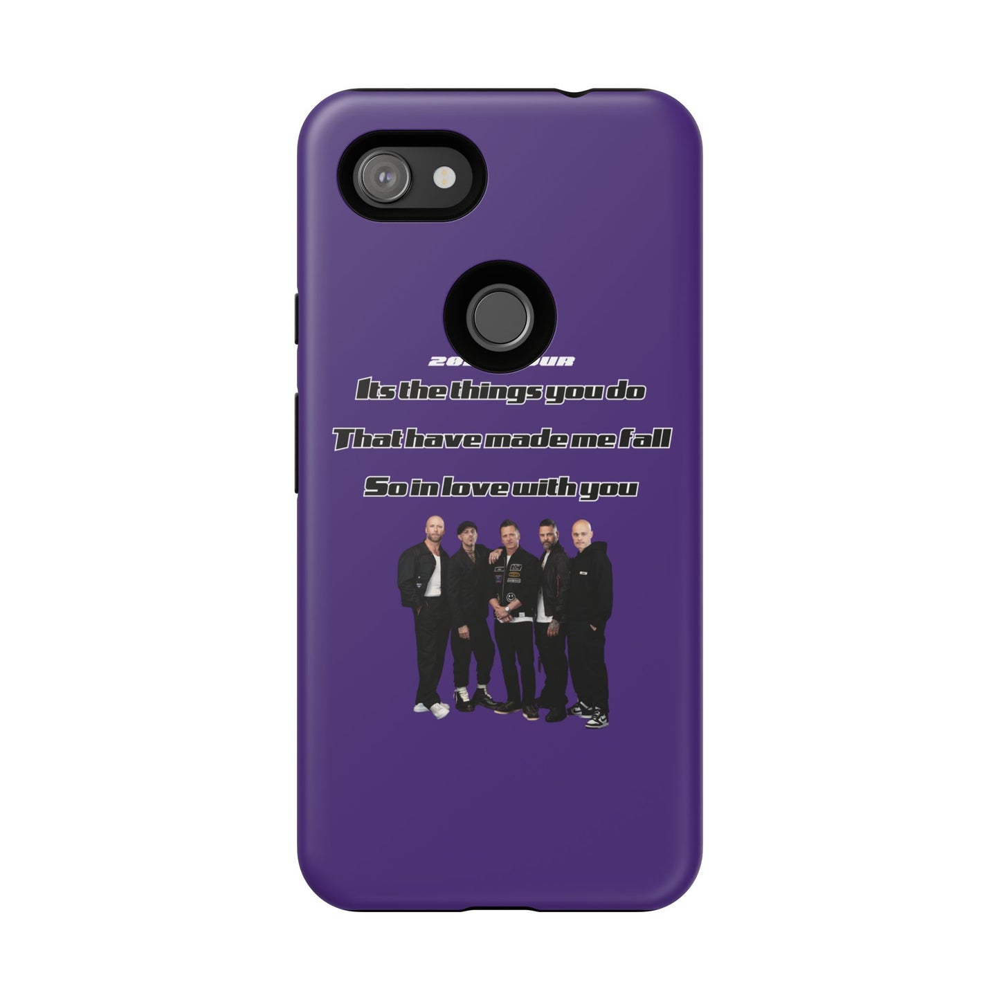 Original Five Fan Tough Case - 2025 Tour Edition unofficial Five boyband 5ive merchandise