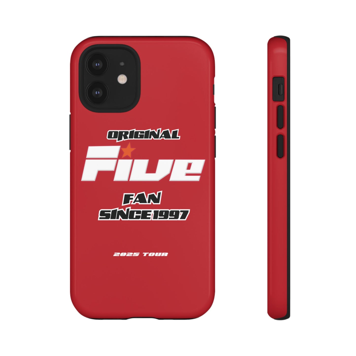 Original Five Fan Tough Case - 2025 Tour Edition unofficial Five boyband 5ive merchandise