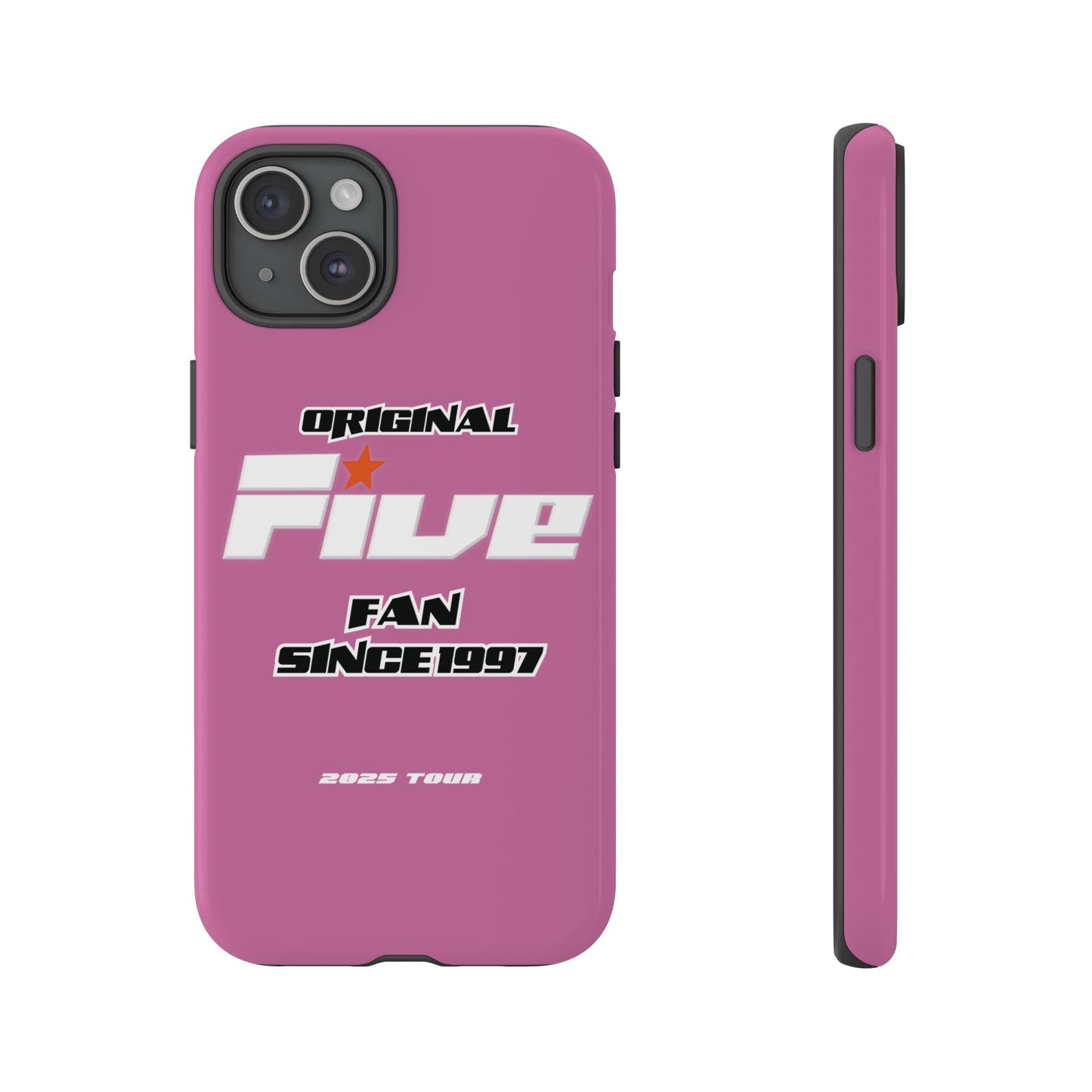 Original Five Fan Tough Case - 2025 Tour Edition unofficial Five boyband 5ive merchandise