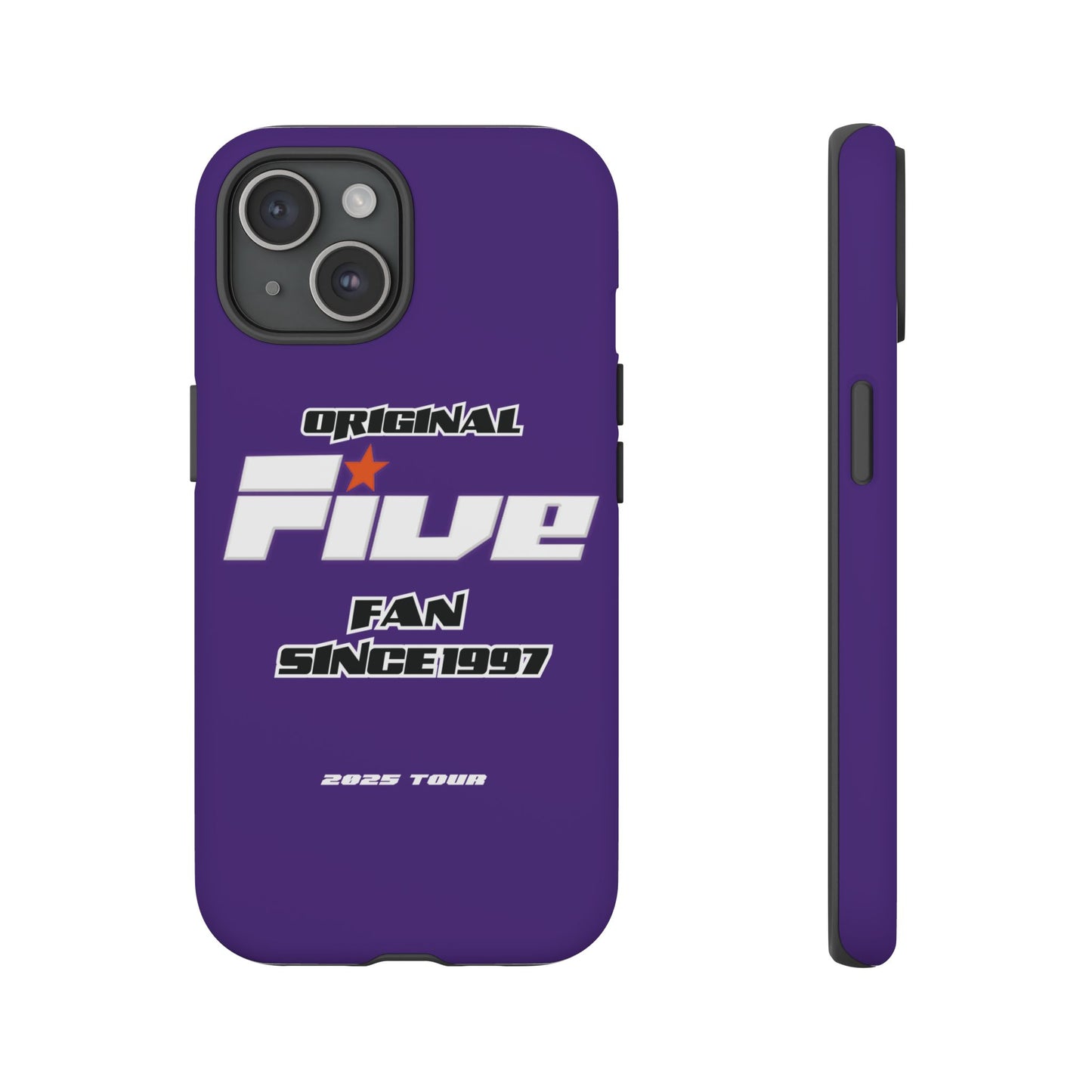 Original Five Fan Tough Case - 2025 Tour Edition unofficial Five boyband 5ive merchandise