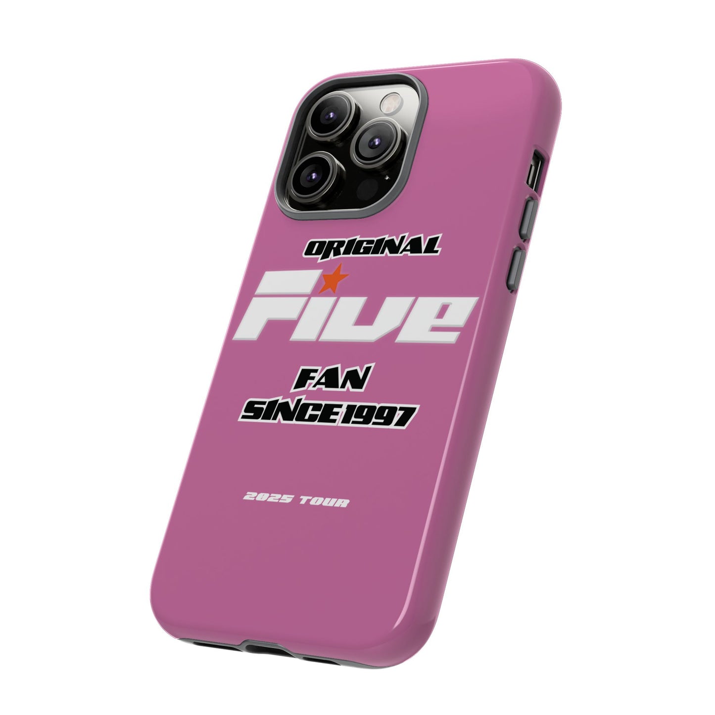 Original Five Fan Tough Case - 2025 Tour Edition unofficial Five boyband 5ive merchandise