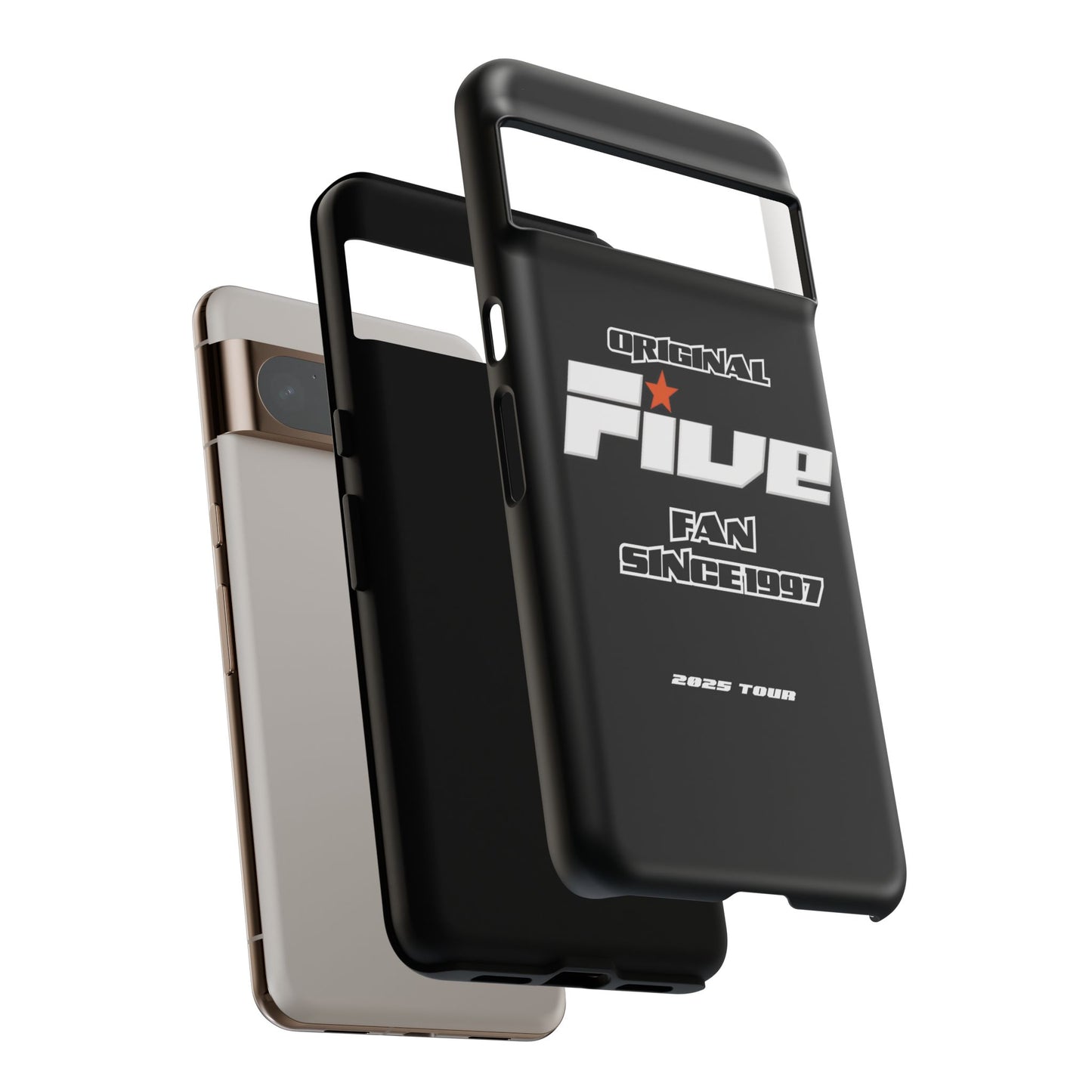 Original Five Fan Tough Case - 2025 Tour Edition unofficial Five boyband 5ive merchandise