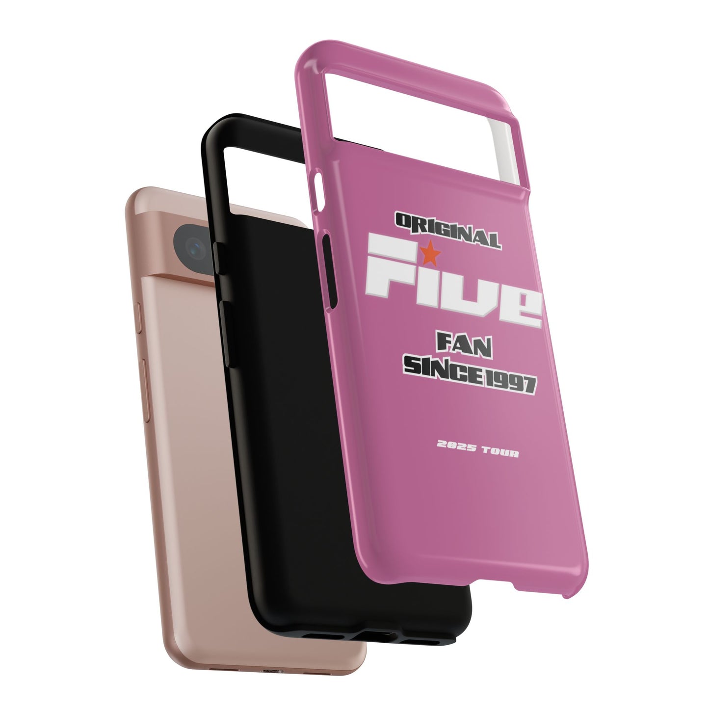 Original Five Fan Tough Case - 2025 Tour Edition unofficial Five boyband 5ive merchandise