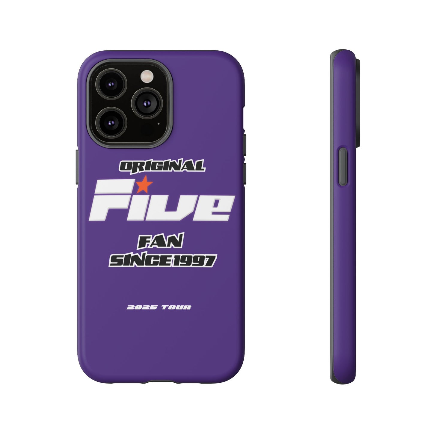 Original Five Fan Tough Case - 2025 Tour Edition unofficial Five boyband 5ive merchandise