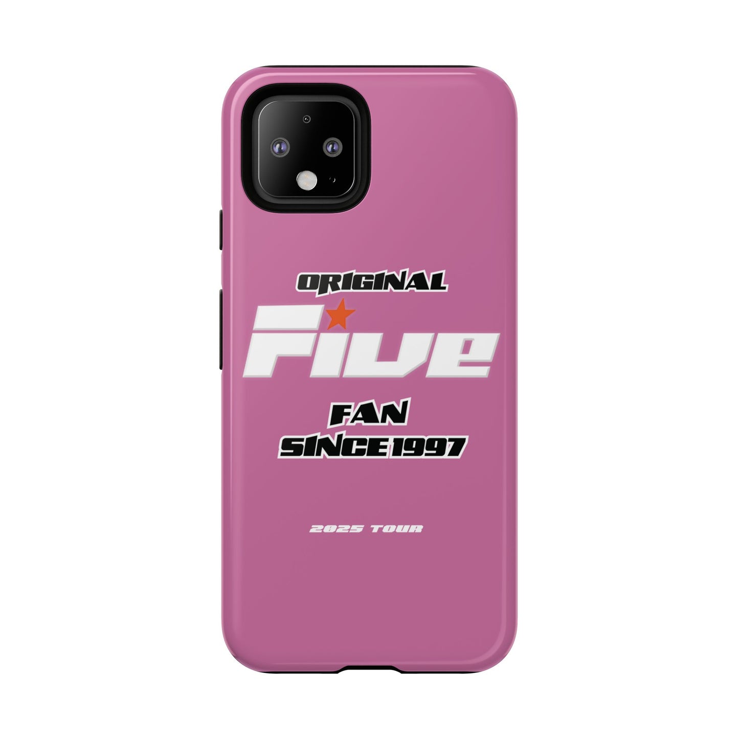 Original Five Fan Tough Case - 2025 Tour Edition unofficial Five boyband 5ive merchandise