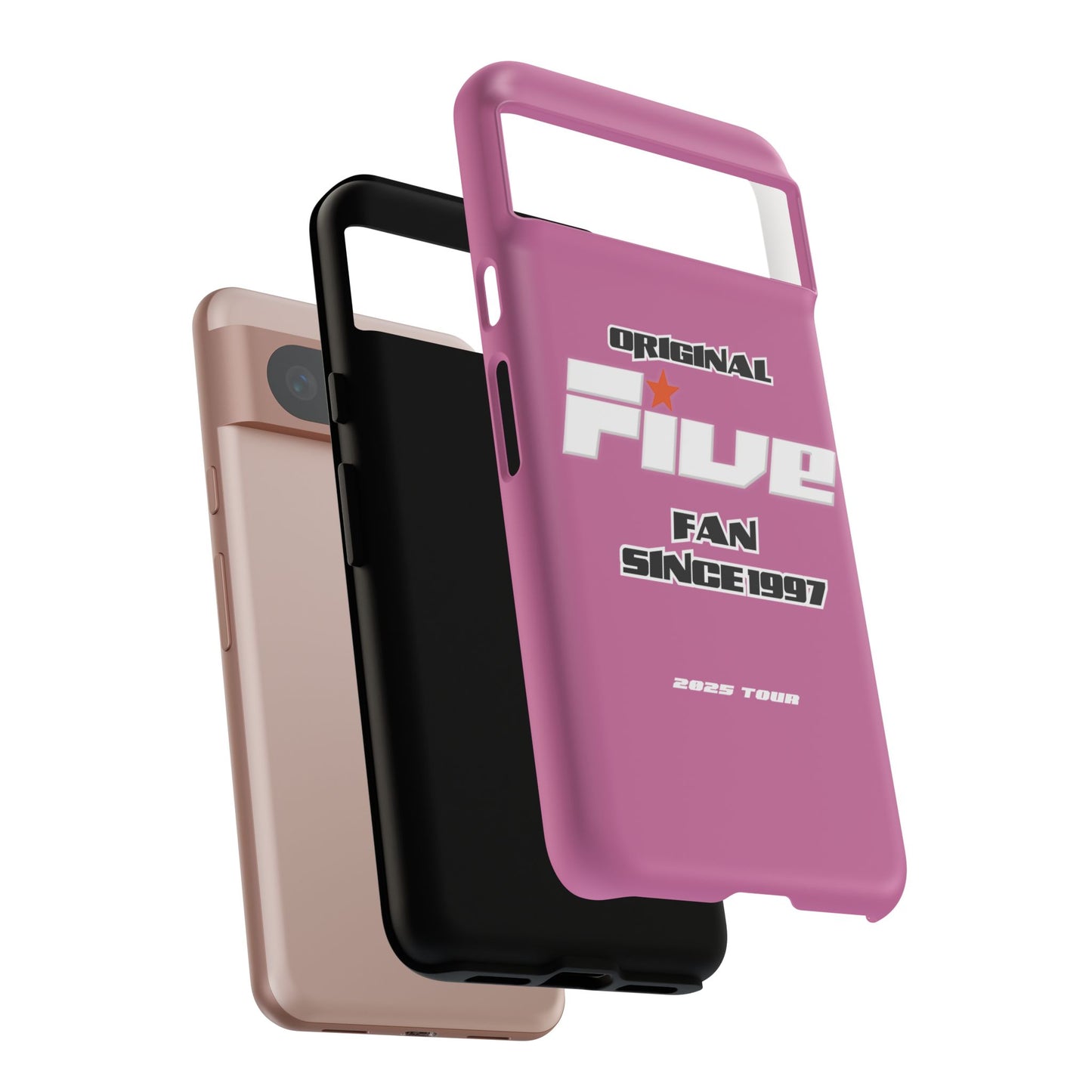 Original Five Fan Tough Case - 2025 Tour Edition unofficial Five boyband 5ive merchandise