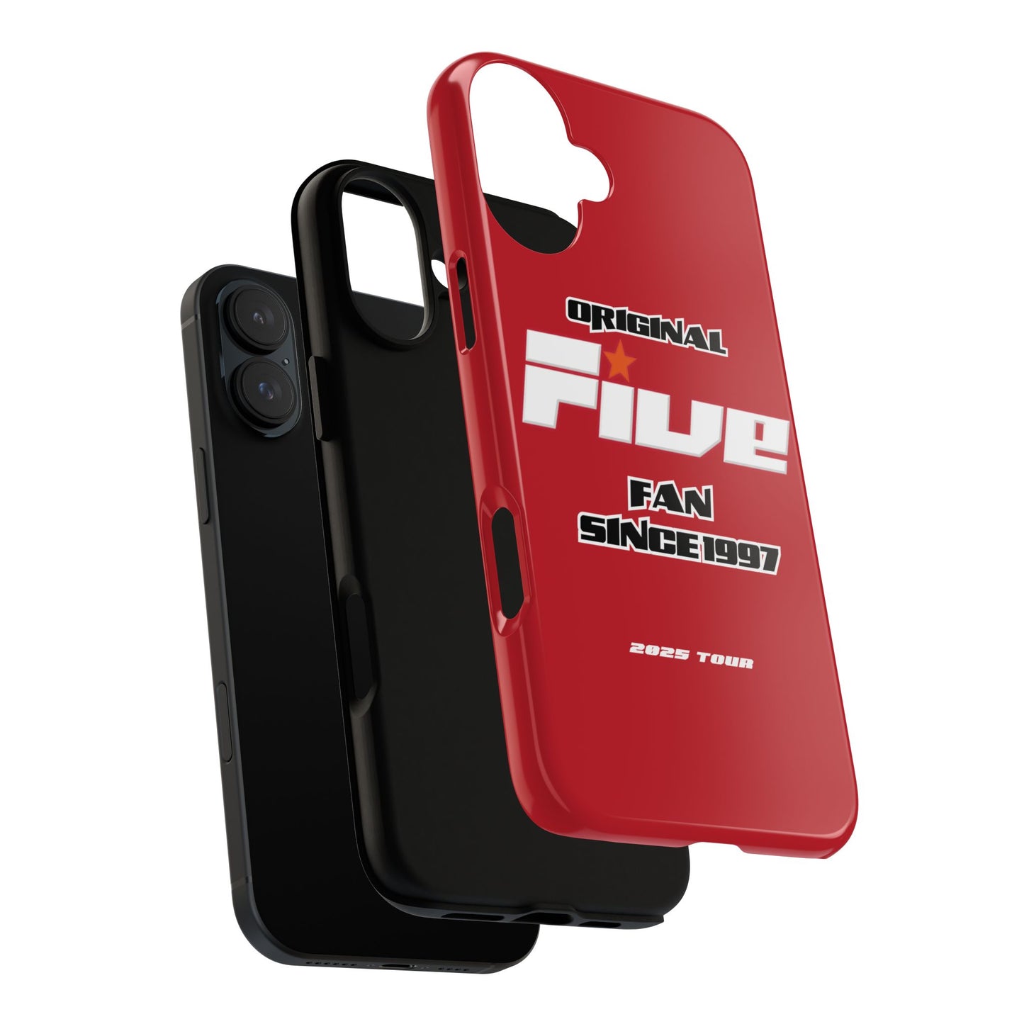 Original Five Fan Tough Case - 2025 Tour Edition unofficial Five boyband 5ive merchandise