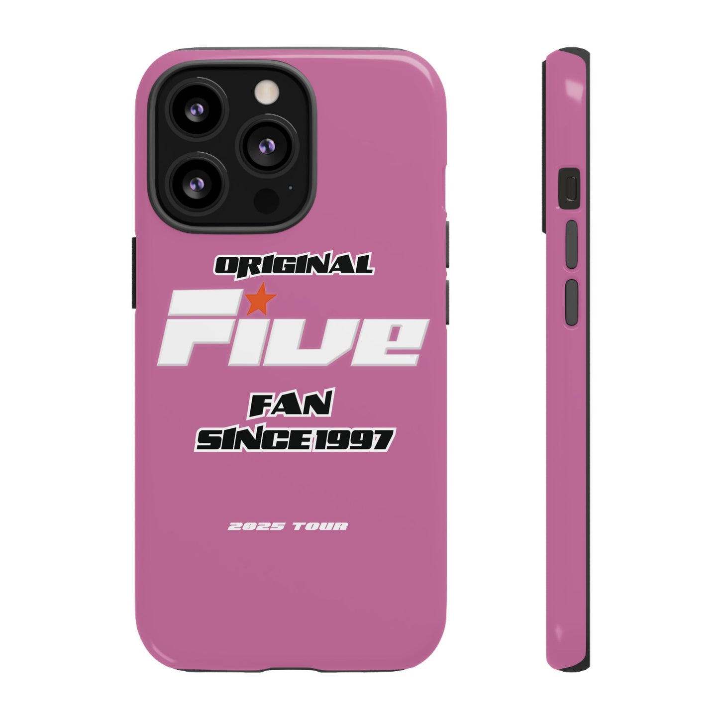 Original Five Fan Tough Case - 2025 Tour Edition unofficial Five boyband 5ive merchandise