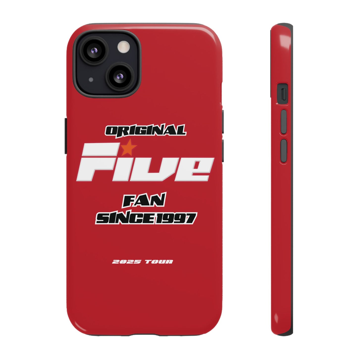 Original Five Fan Tough Case - 2025 Tour Edition unofficial Five boyband 5ive merchandise