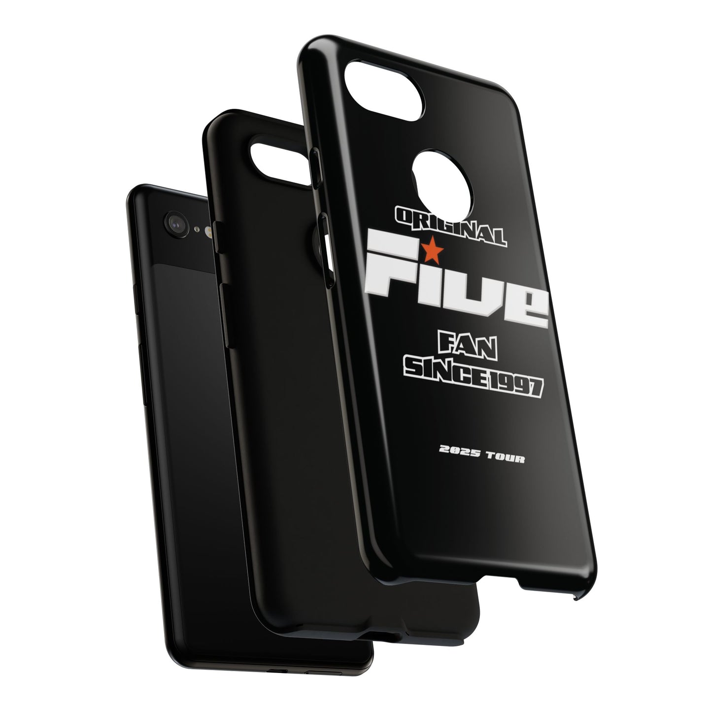 Original Five Fan Tough Case - 2025 Tour Edition unofficial Five boyband 5ive merchandise