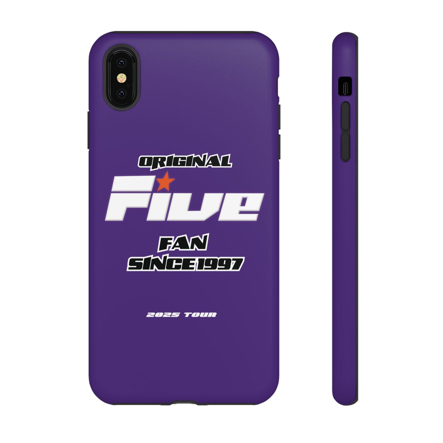 Original Five Fan Tough Case - 2025 Tour Edition unofficial Five boyband 5ive merchandise