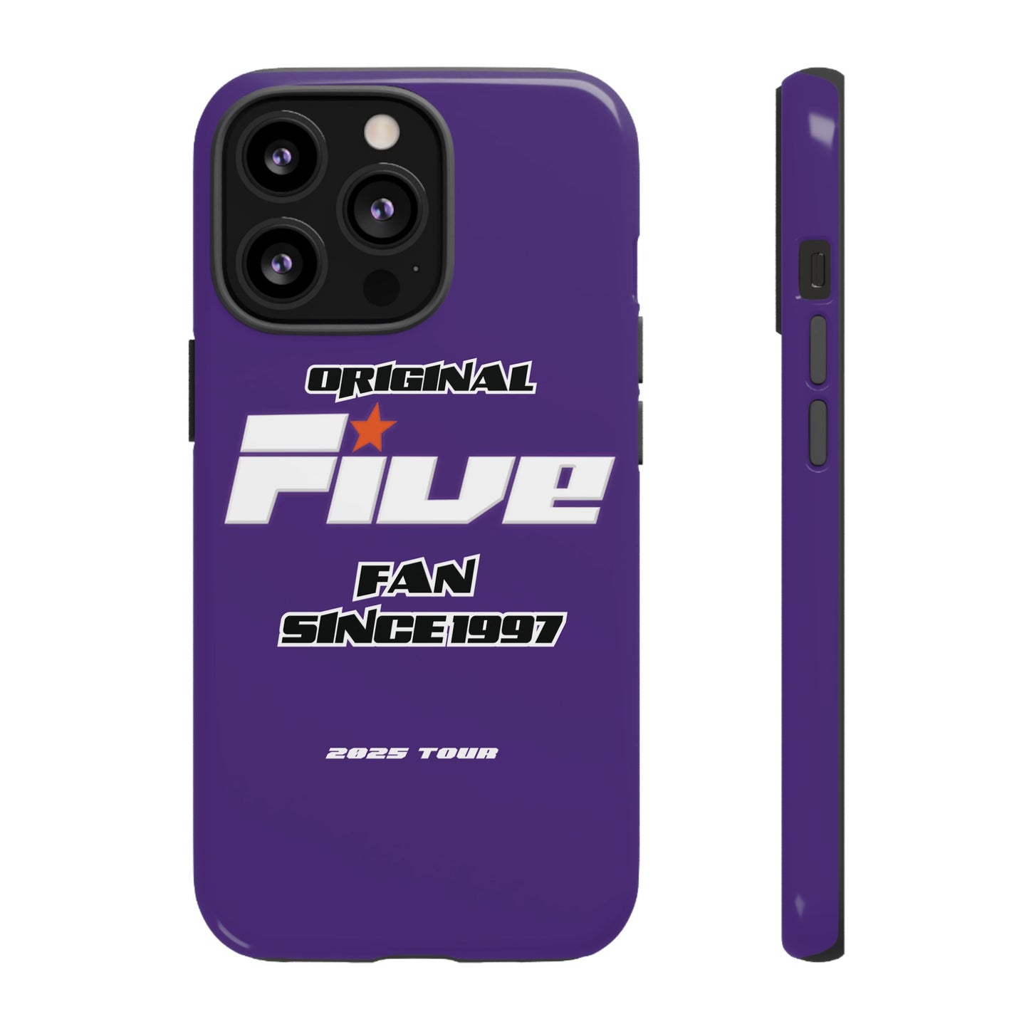 Original Five Fan Tough Case - 2025 Tour Edition unofficial Five boyband 5ive merchandise