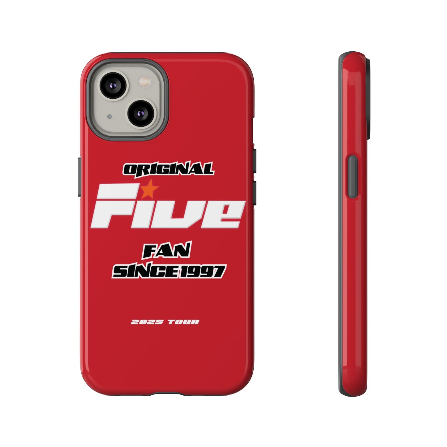 Original Five Fan Tough Case - 2025 Tour Edition unofficial Five boyband 5ive merchandise