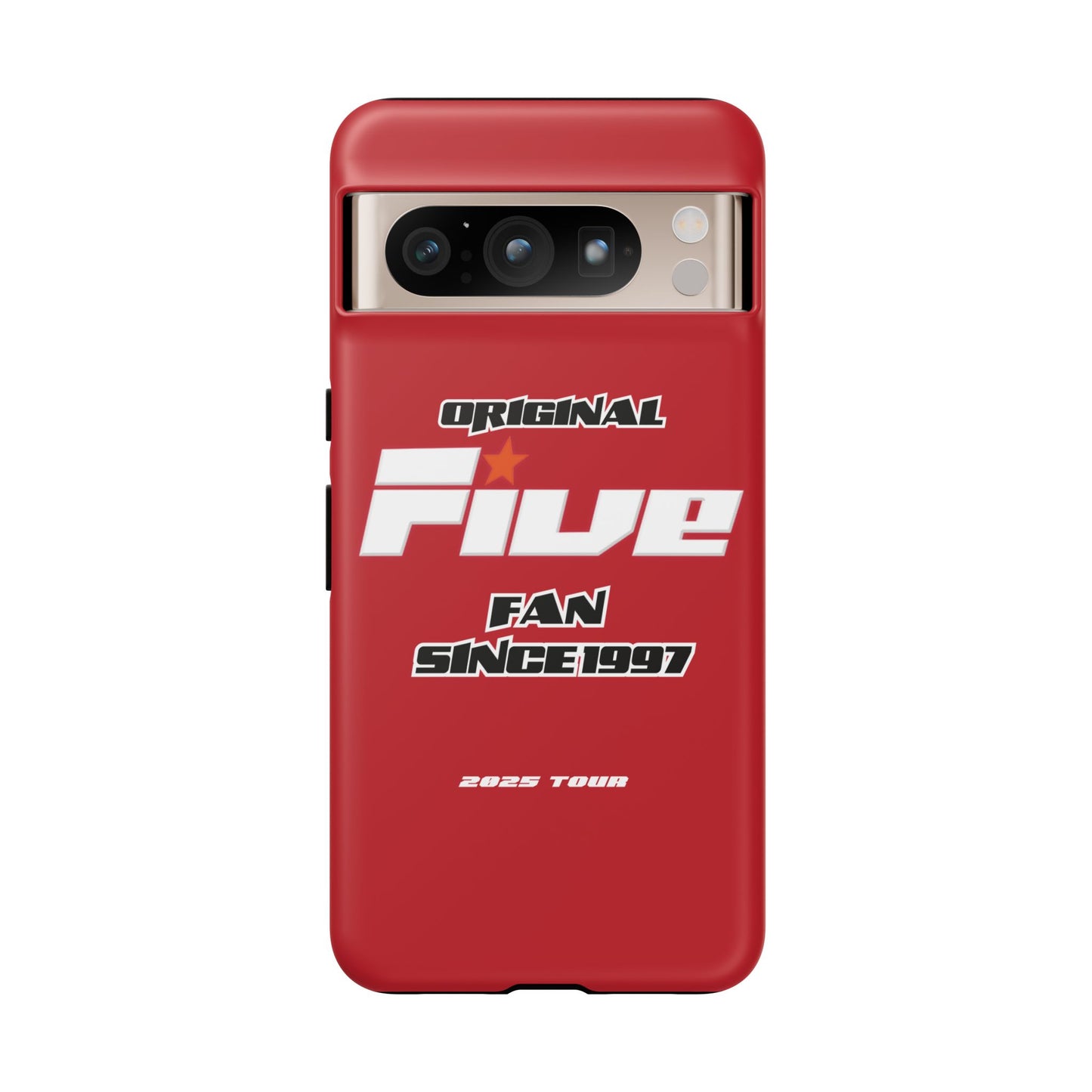 Original Five Fan Tough Case - 2025 Tour Edition unofficial Five boyband 5ive merchandise