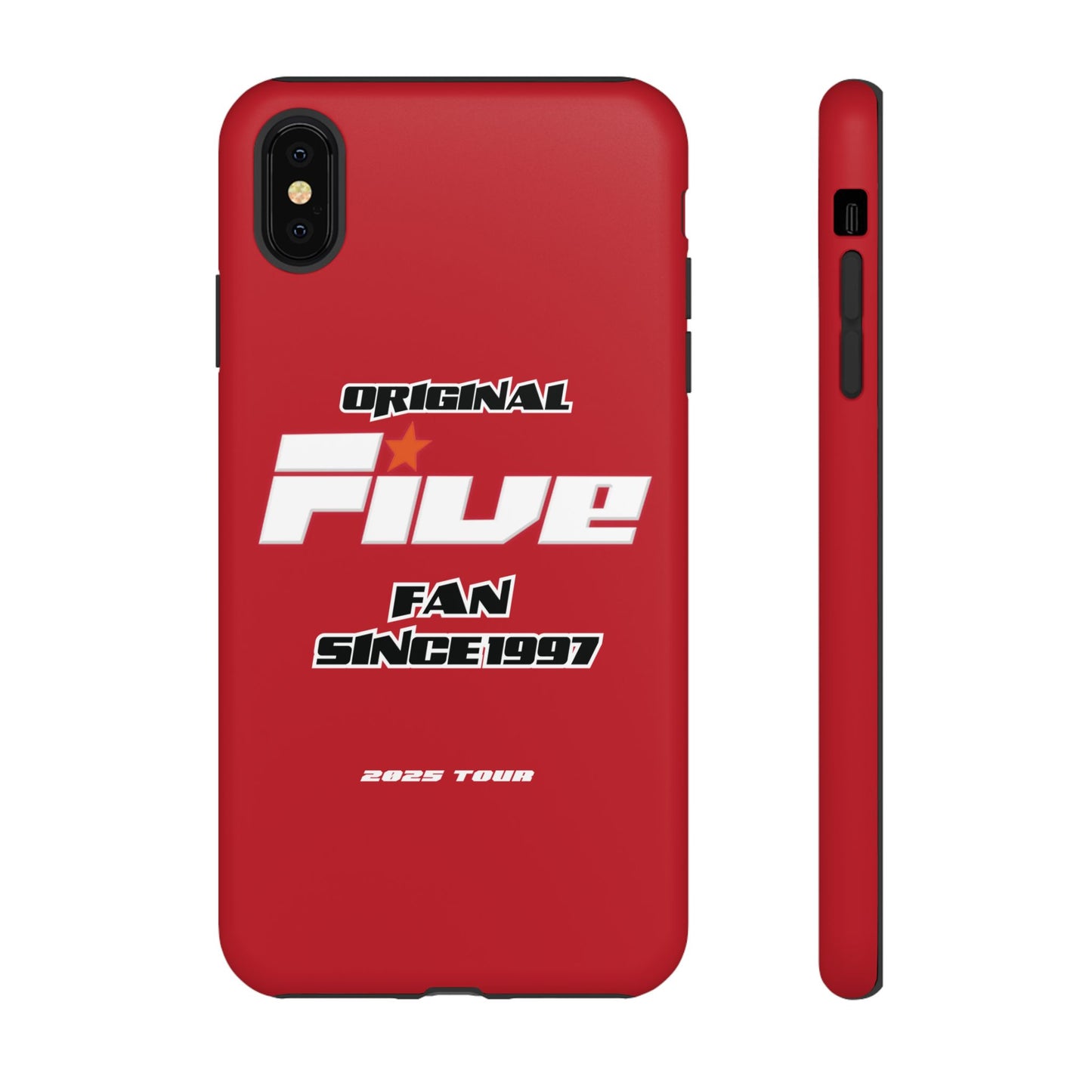 Original Five Fan Tough Case - 2025 Tour Edition unofficial Five boyband 5ive merchandise