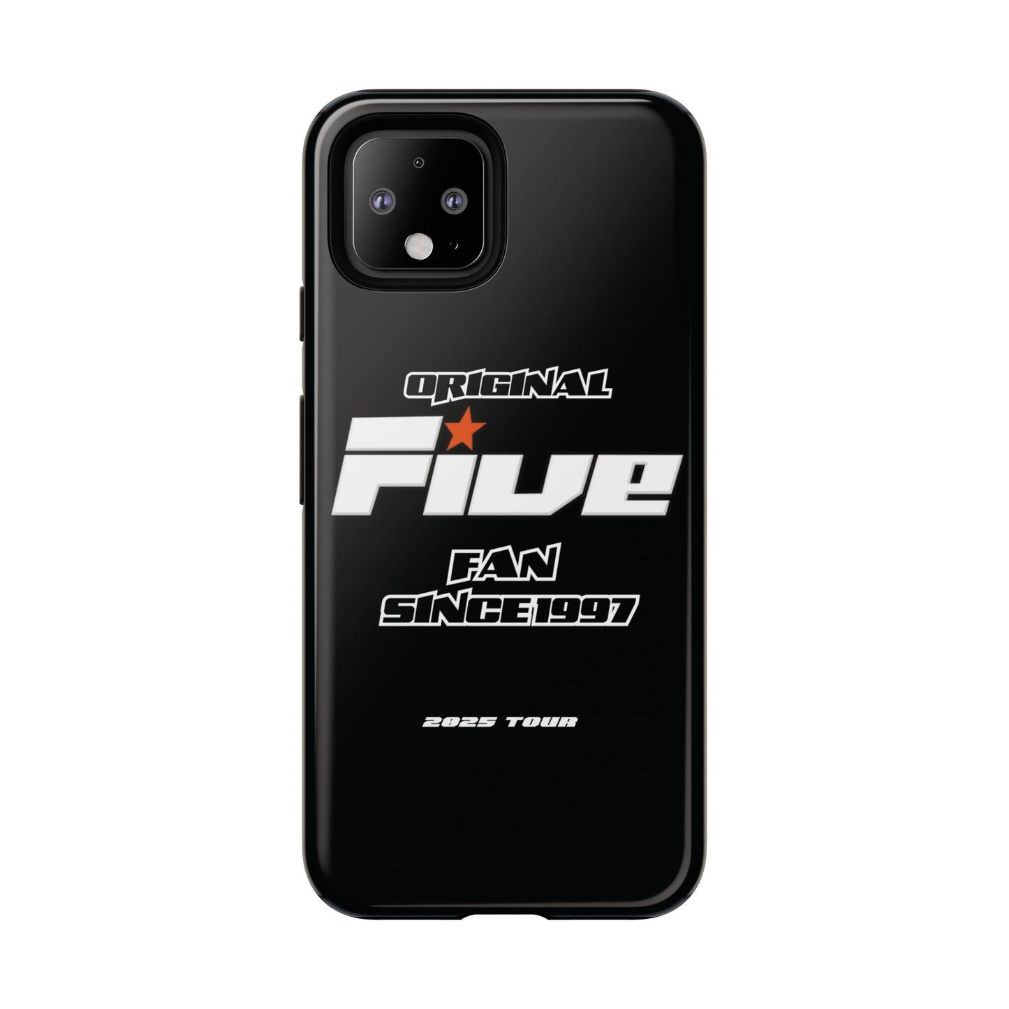 Original Five Fan Tough Case - 2025 Tour Edition unofficial Five boyband 5ive merchandise