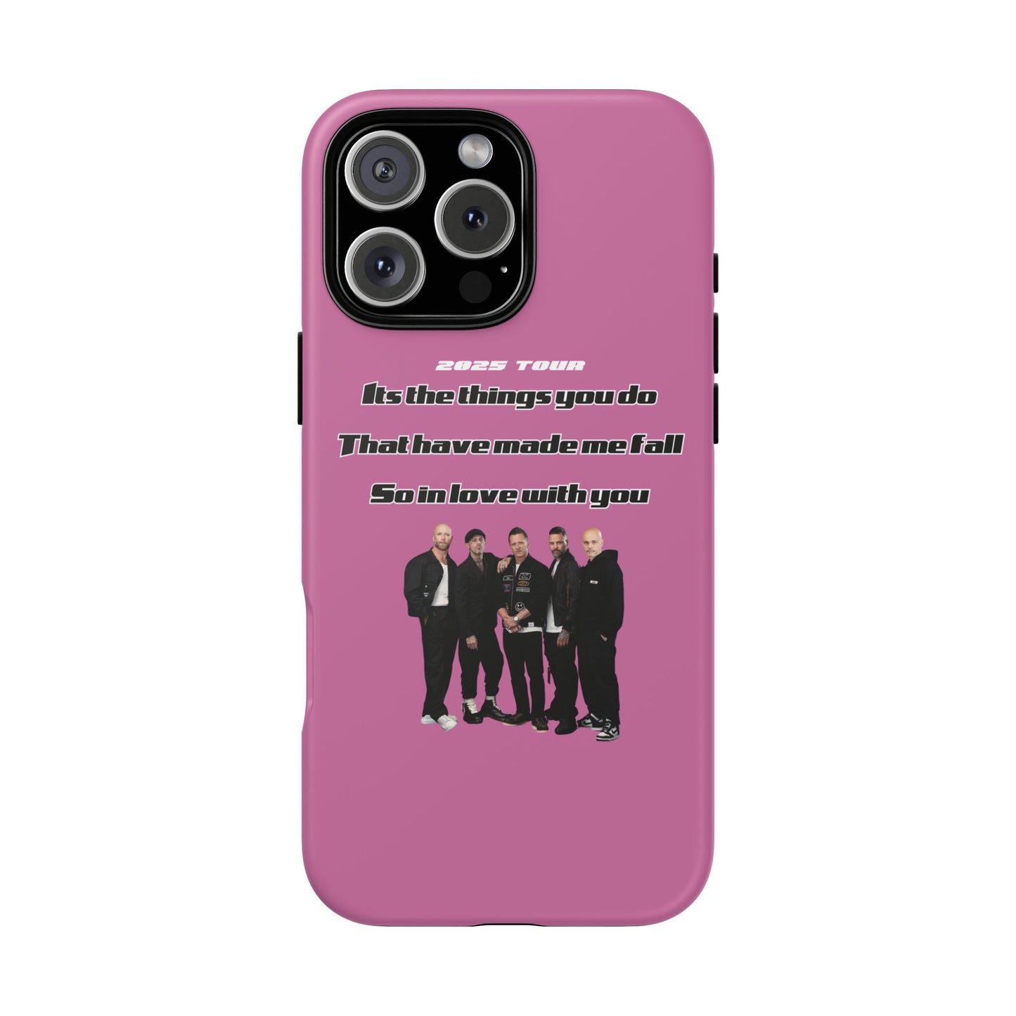 Original Five Fan Tough Case - 2025 Tour Edition unofficial Five boyband 5ive merchandise
