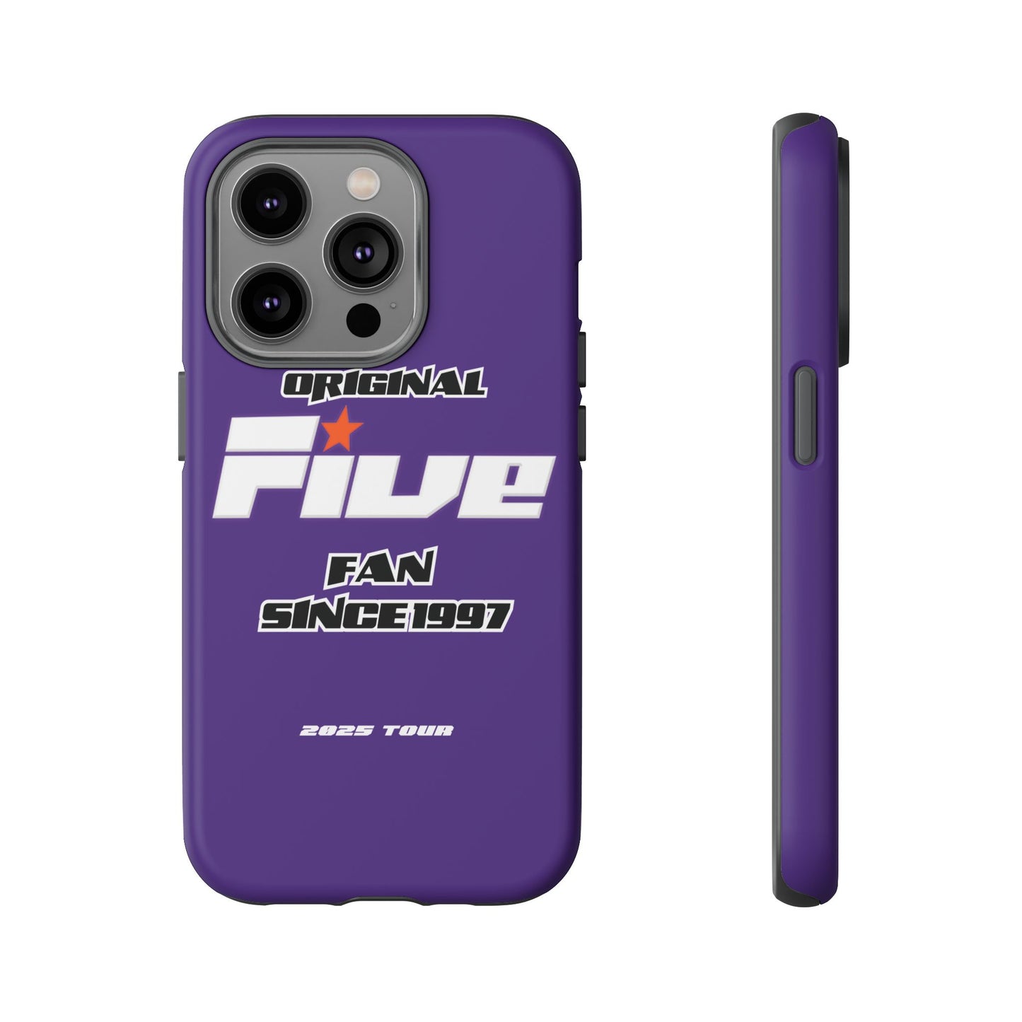 Original Five Fan Tough Case - 2025 Tour Edition unofficial Five boyband 5ive merchandise