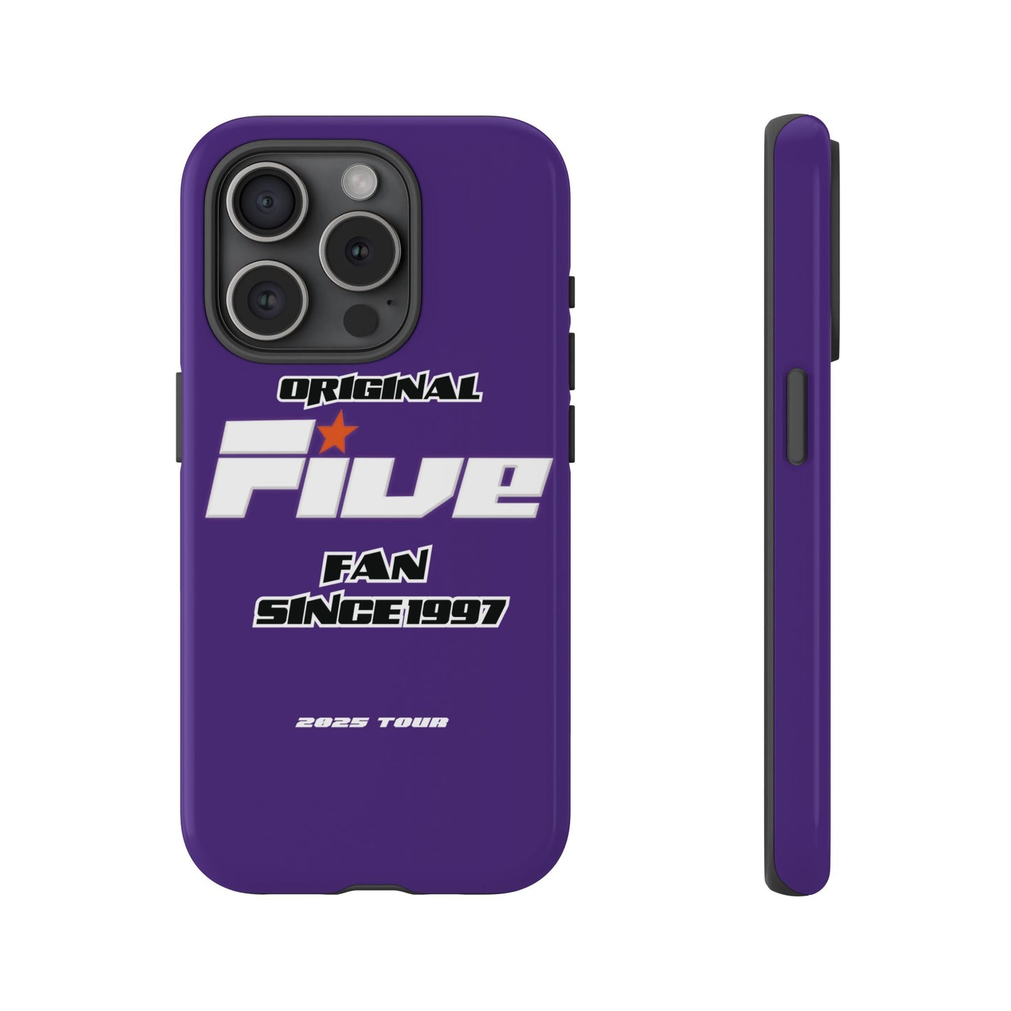 Original Five Fan Tough Case - 2025 Tour Edition unofficial Five boyband 5ive merchandise
