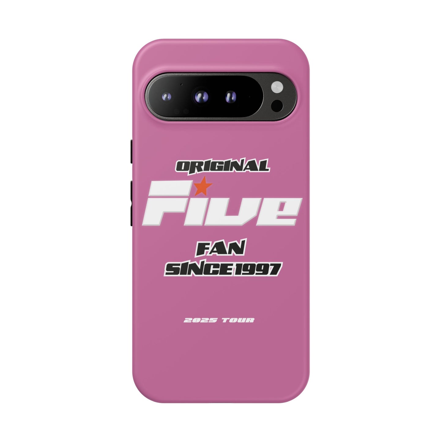 Original Five Fan Tough Case - 2025 Tour Edition unofficial Five boyband 5ive merchandise