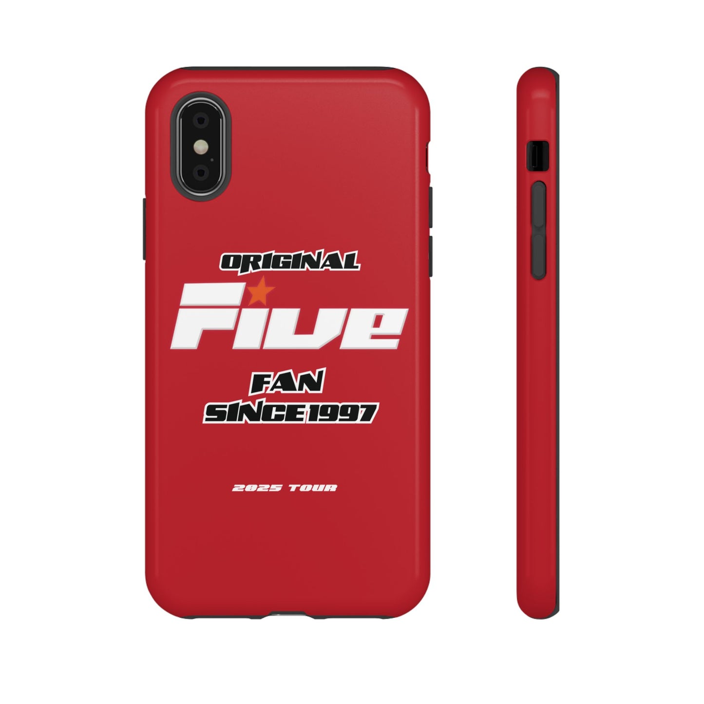 Original Five Fan Tough Case - 2025 Tour Edition unofficial Five boyband 5ive merchandise