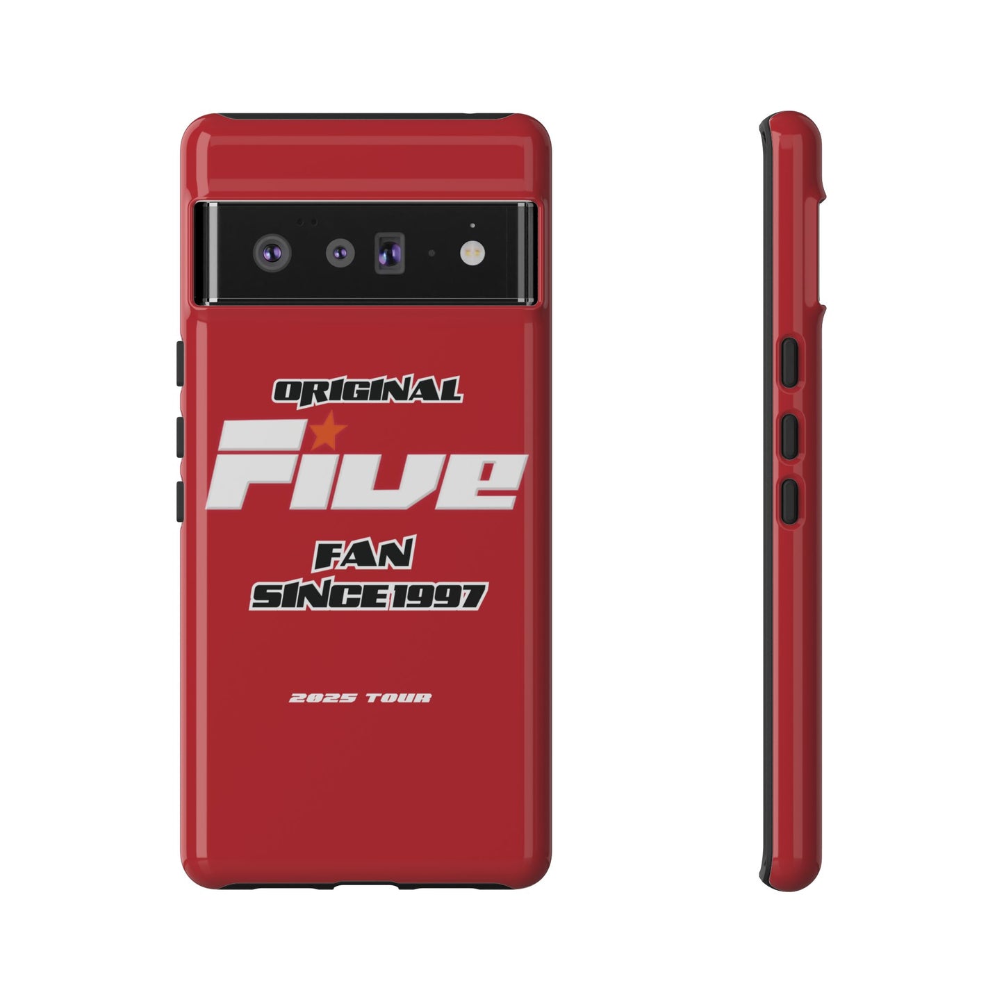 Original Five Fan Tough Case - 2025 Tour Edition unofficial Five boyband 5ive merchandise