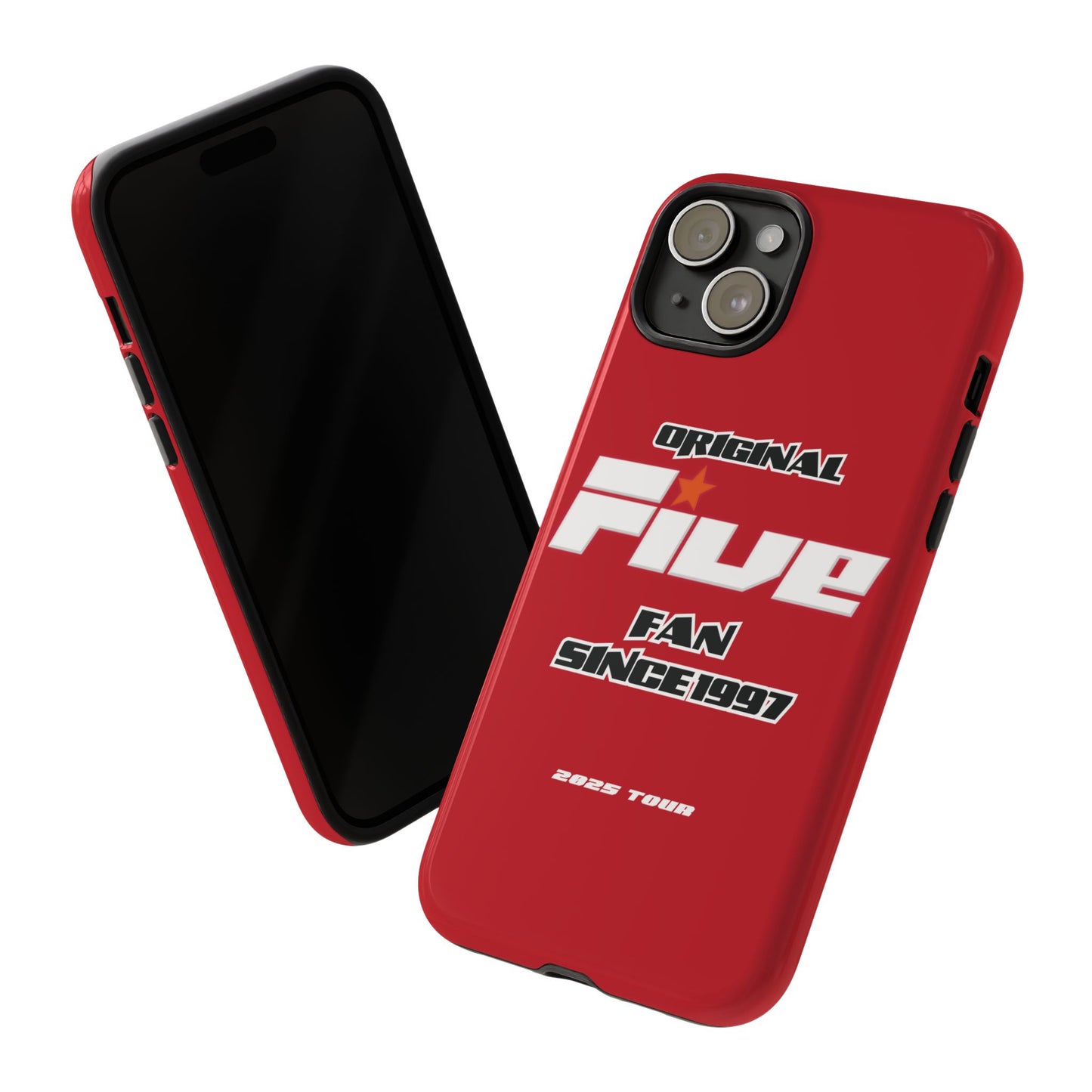 Original Five Fan Tough Case - 2025 Tour Edition unofficial Five boyband 5ive merchandise