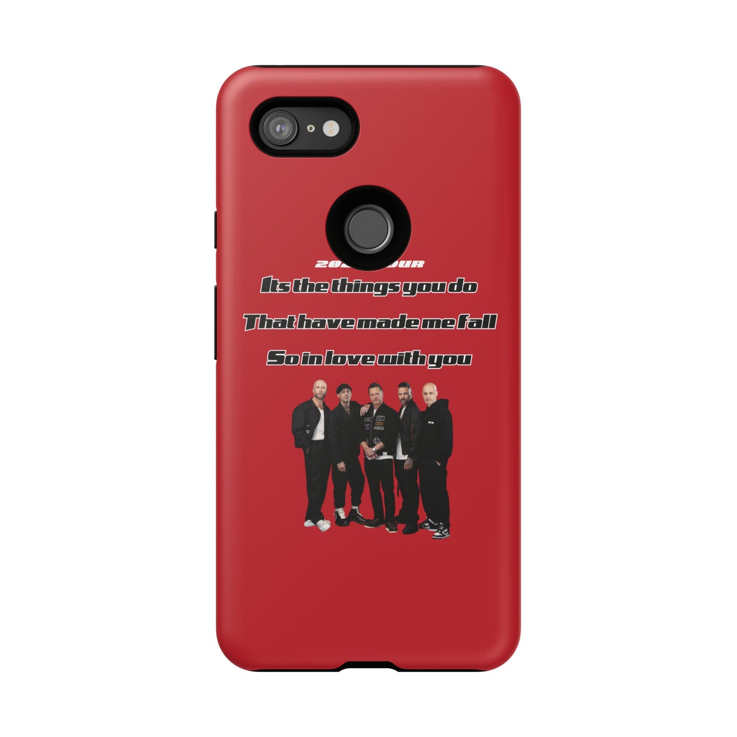 Original Five Fan Tough Case - 2025 Tour Edition unofficial Five boyband 5ive merchandise