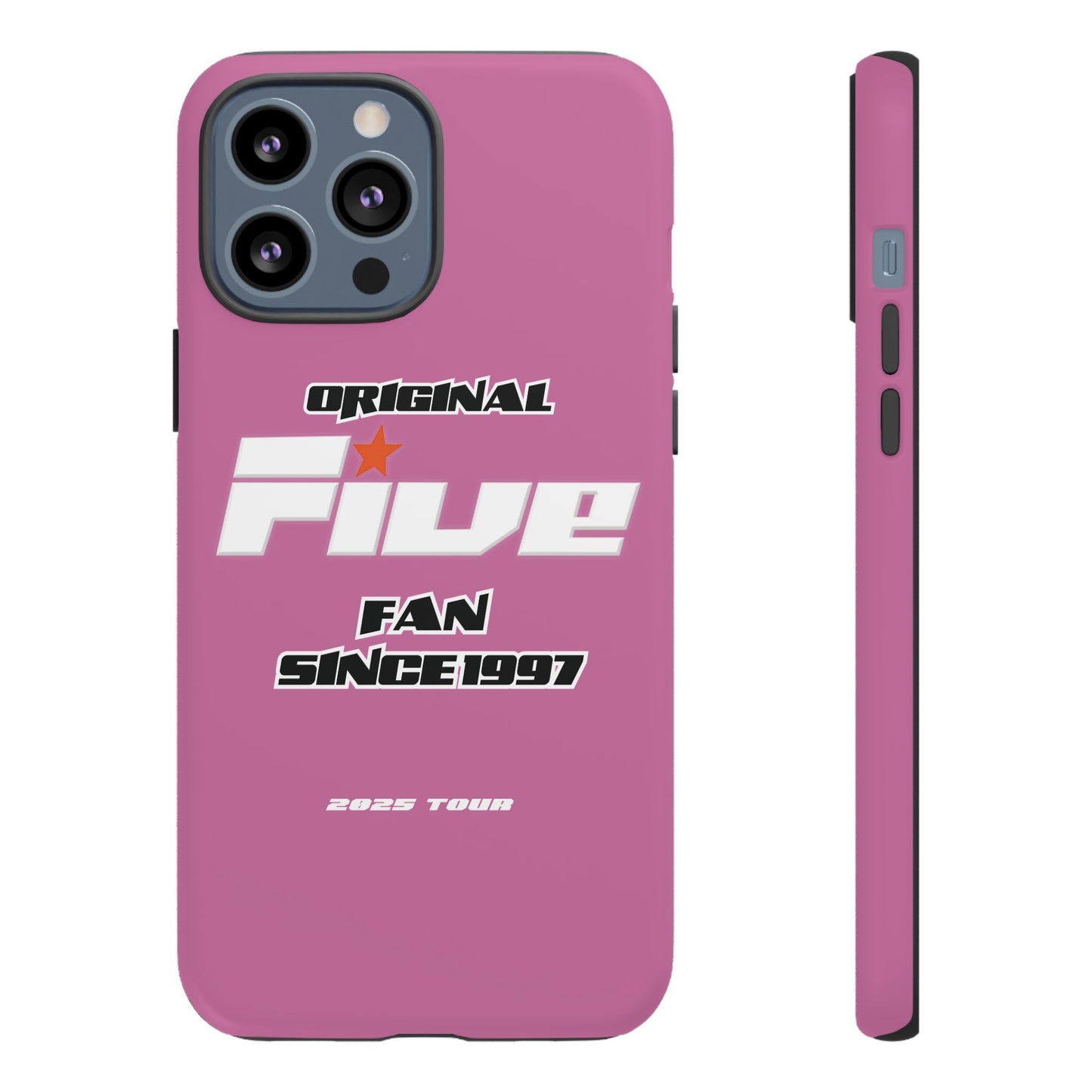 Original Five Fan Tough Case - 2025 Tour Edition unofficial Five boyband 5ive merchandise