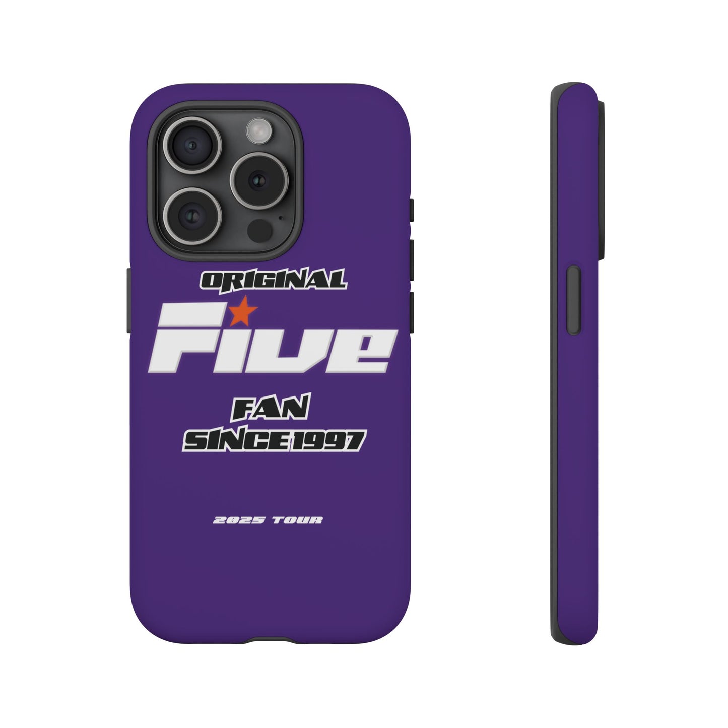 Original Five Fan Tough Case - 2025 Tour Edition unofficial Five boyband 5ive merchandise