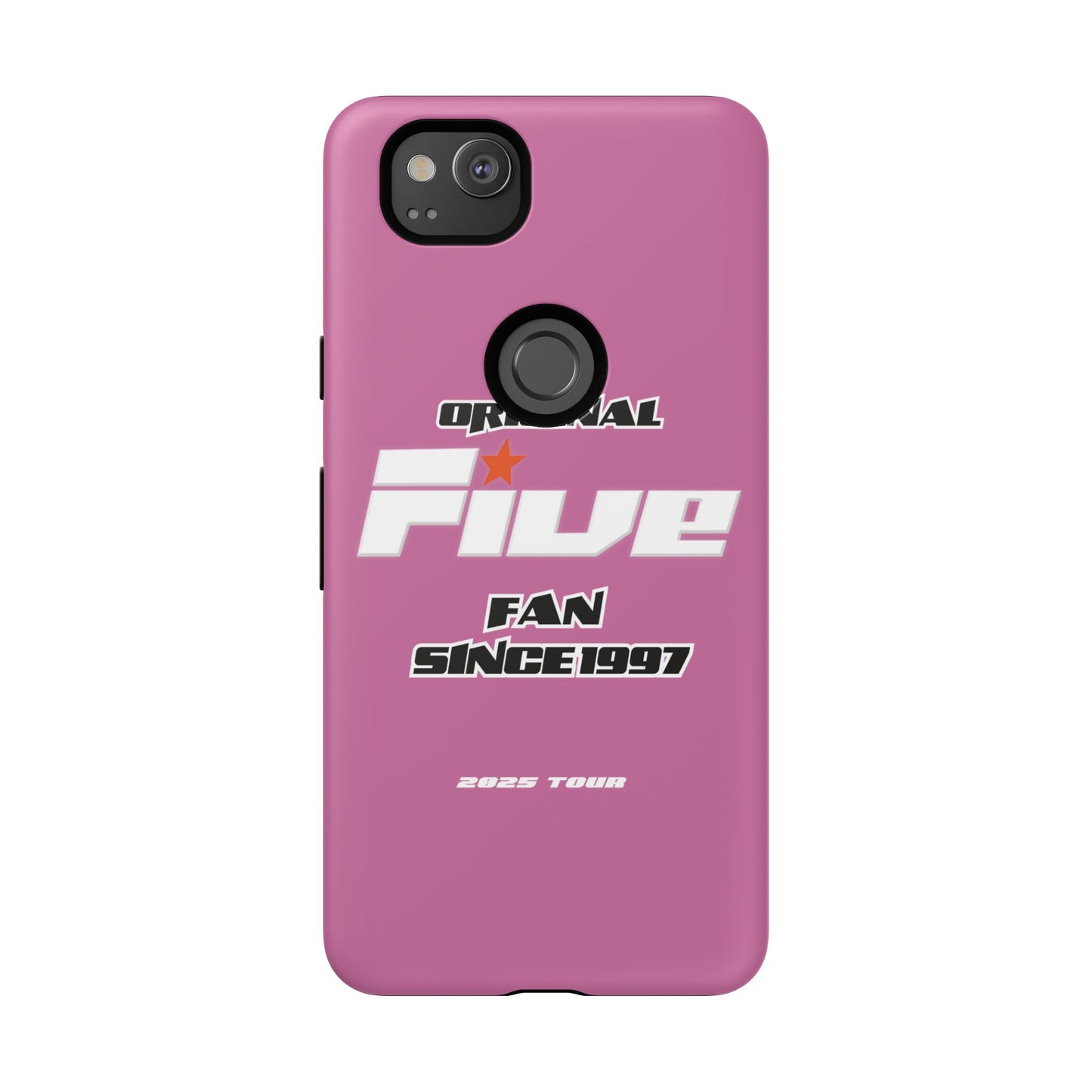 Original Five Fan Tough Case - 2025 Tour Edition unofficial Five boyband 5ive merchandise