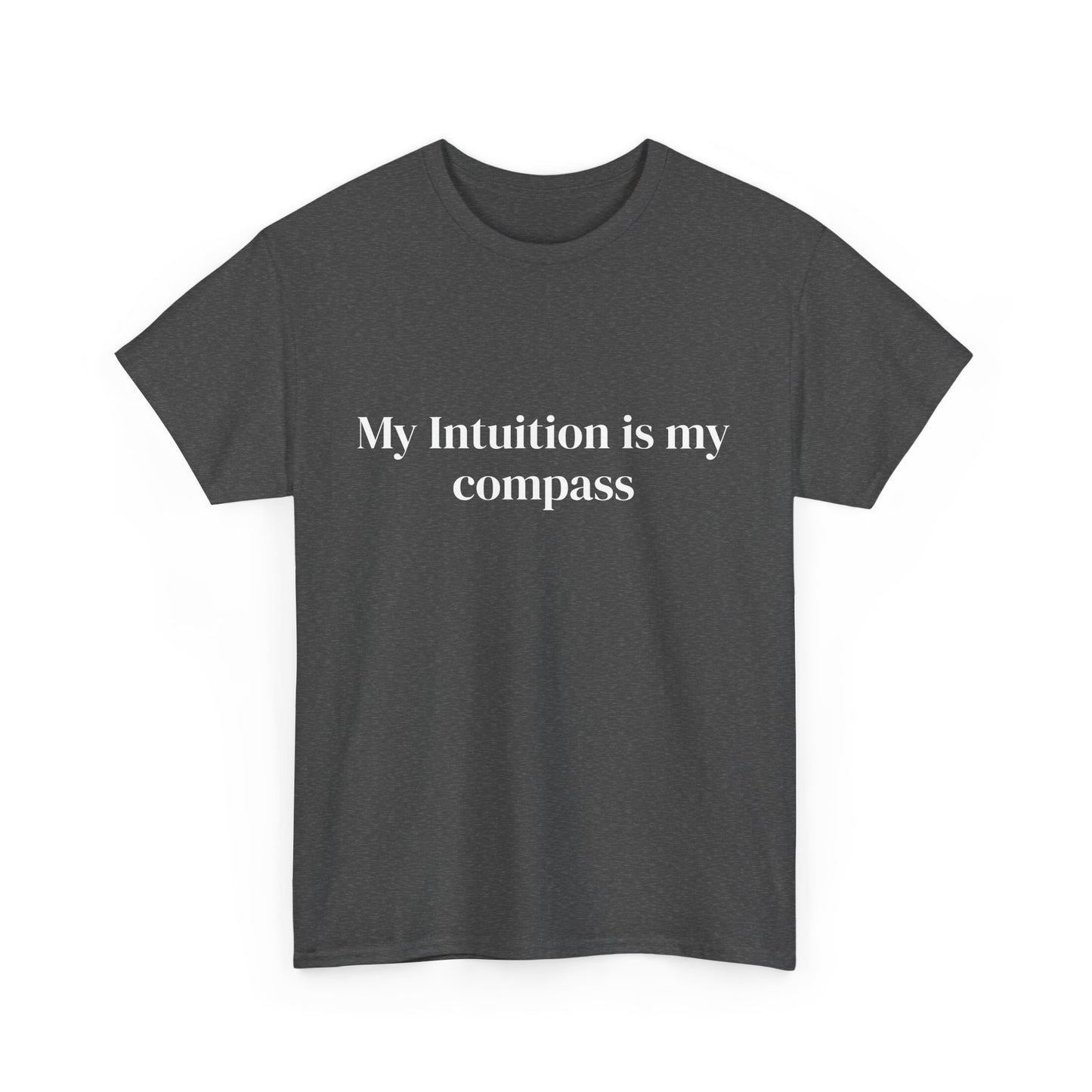 My intuition is my compass, Affirmations Tee, Motivational Quote Tee, Everyday Casual Shirt, Spiritual, mindful living empowerment t-shirt