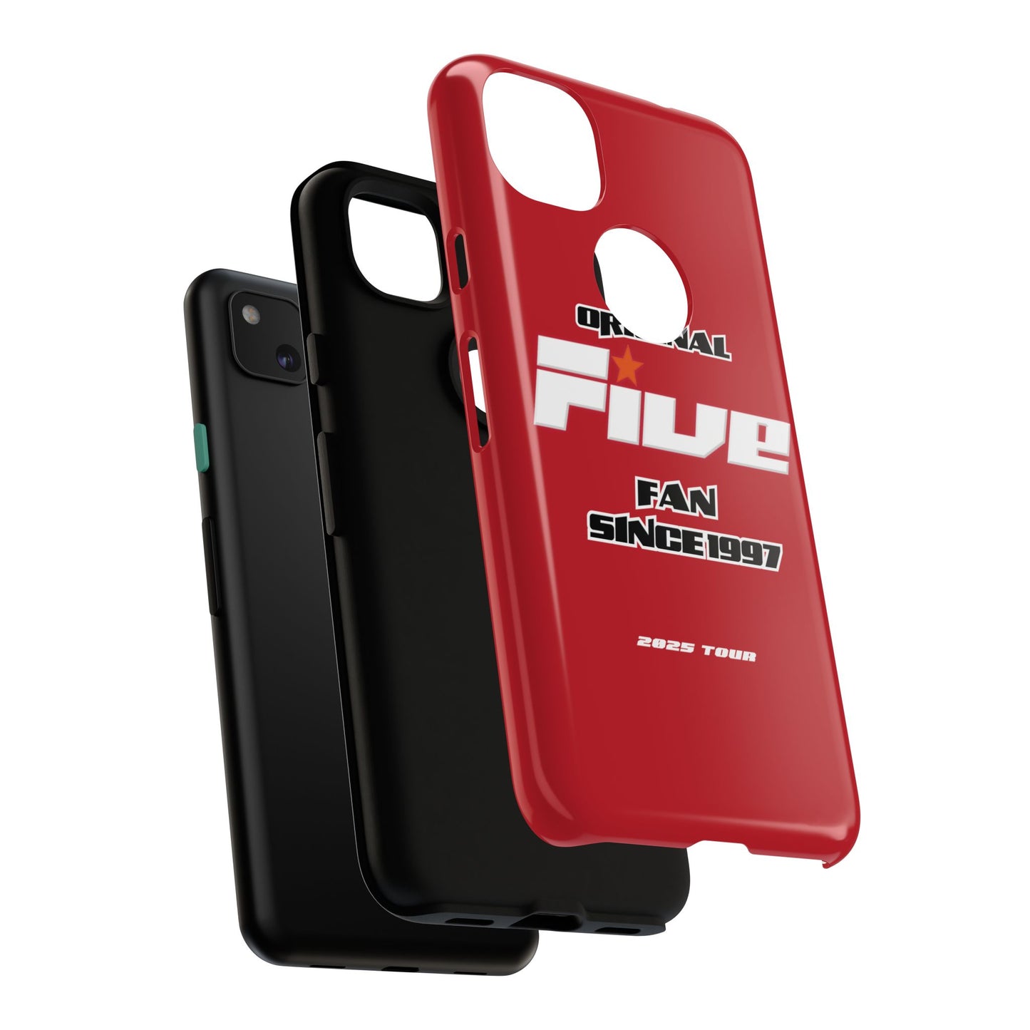 Original Five Fan Tough Case - 2025 Tour Edition unofficial Five boyband 5ive merchandise