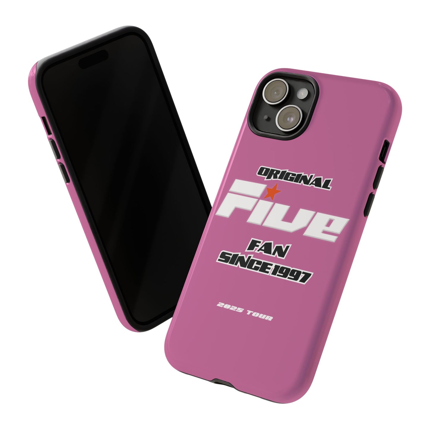 Original Five Fan Tough Case - 2025 Tour Edition unofficial Five boyband 5ive merchandise