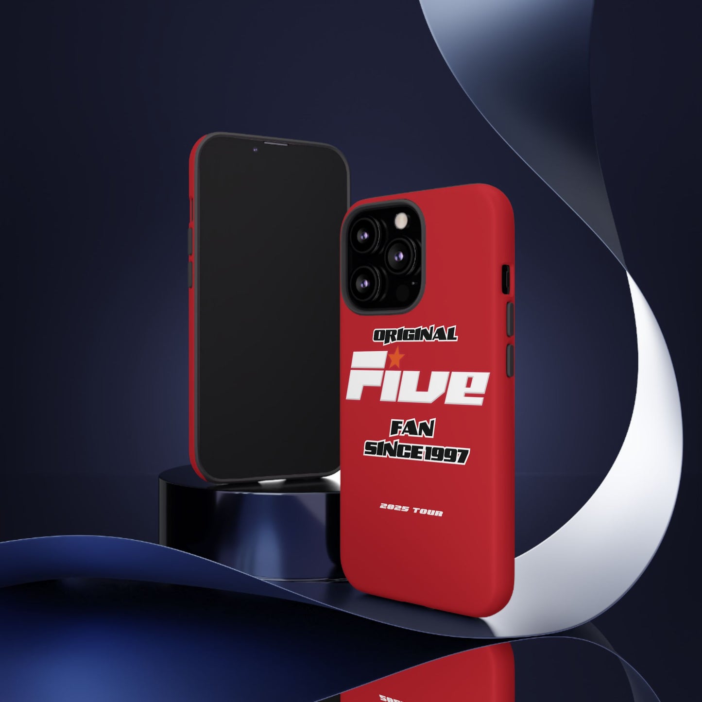Original Five Fan Tough Case - 2025 Tour Edition unofficial Five boyband 5ive merchandise