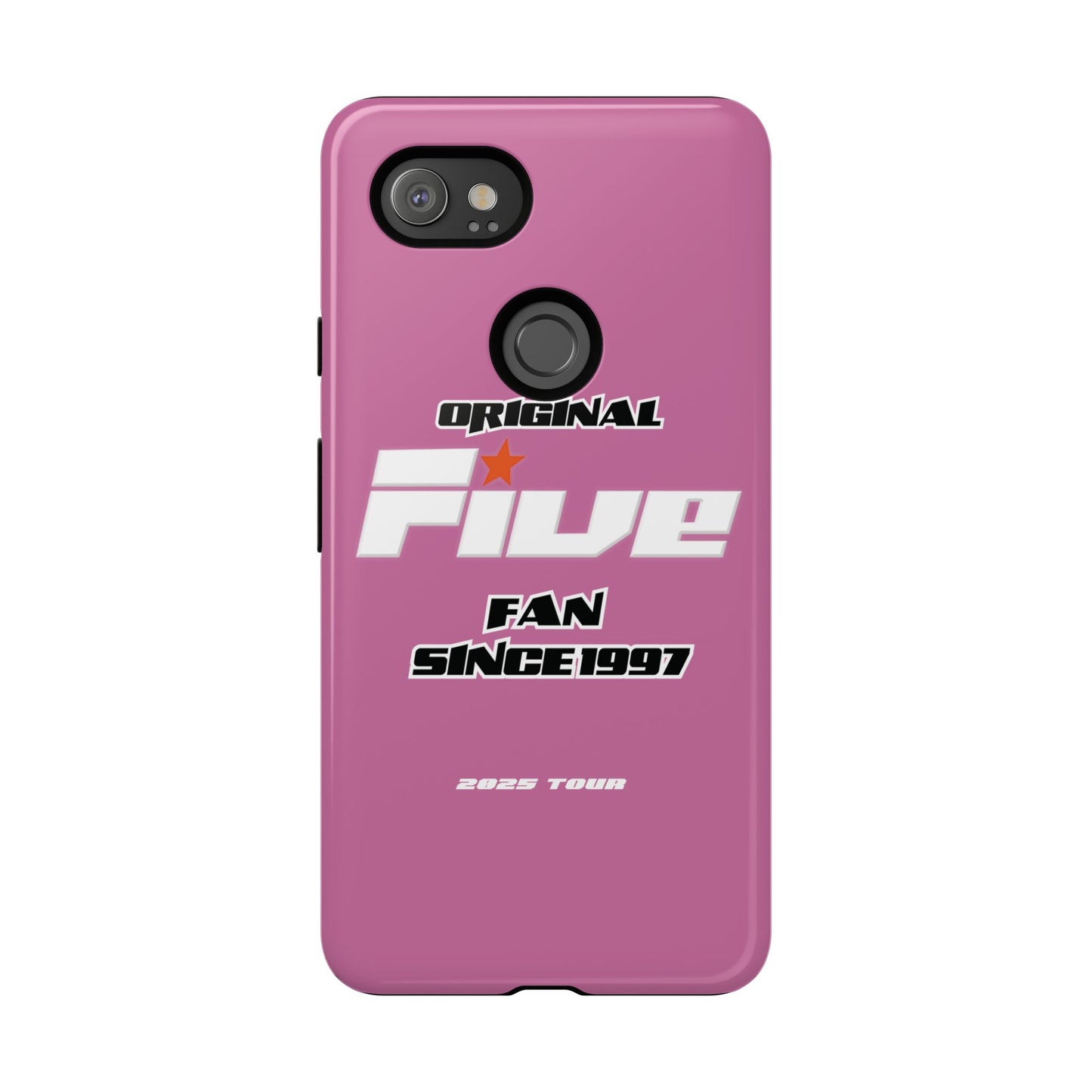 Original Five Fan Tough Case - 2025 Tour Edition unofficial Five boyband 5ive merchandise