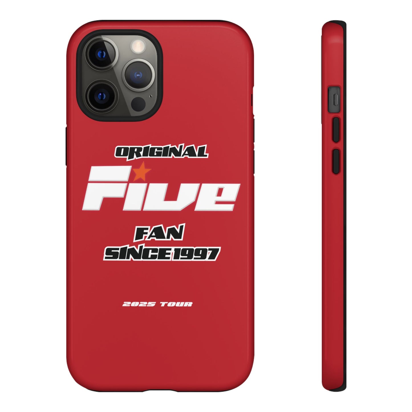 Original Five Fan Tough Case - 2025 Tour Edition unofficial Five boyband 5ive merchandise