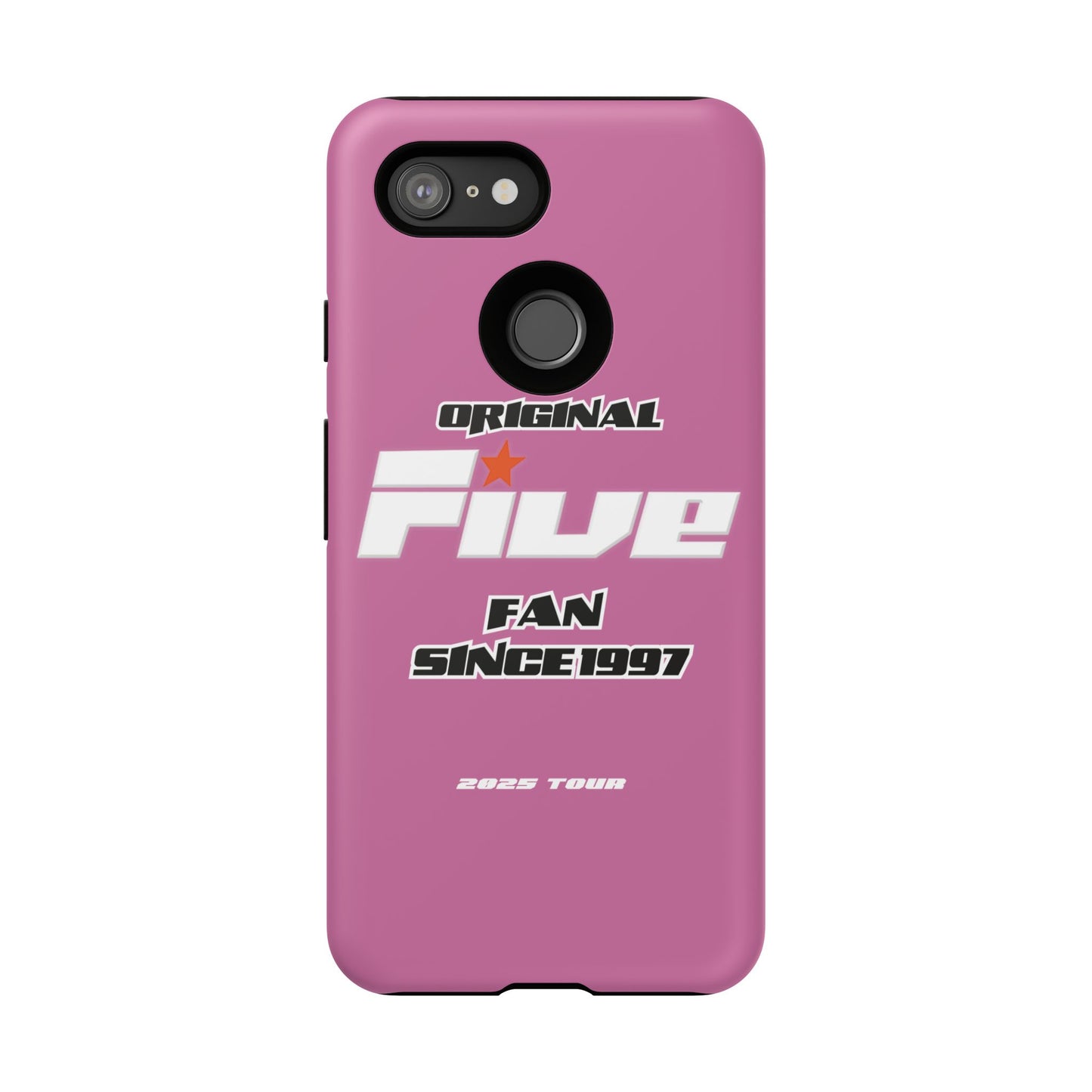 Original Five Fan Tough Case - 2025 Tour Edition unofficial Five boyband 5ive merchandise