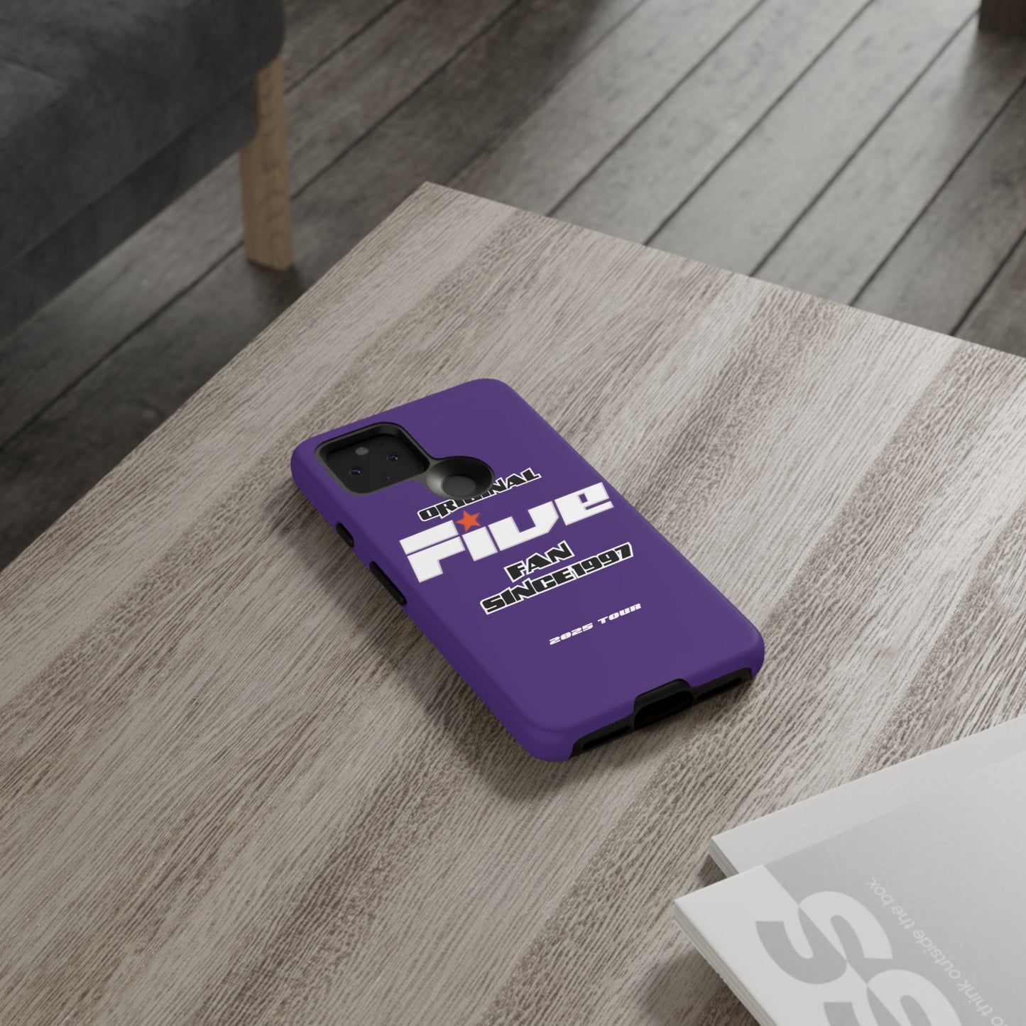 Original Five Fan Tough Case - 2025 Tour Edition unofficial Five boyband 5ive merchandise