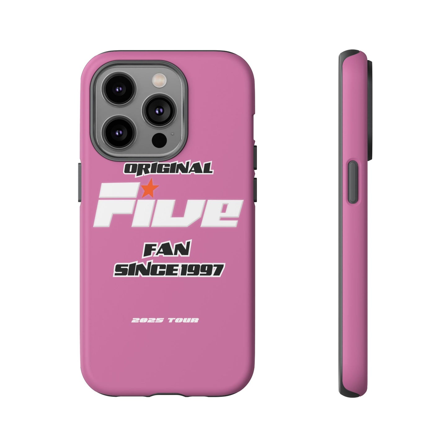 Original Five Fan Tough Case - 2025 Tour Edition unofficial Five boyband 5ive merchandise