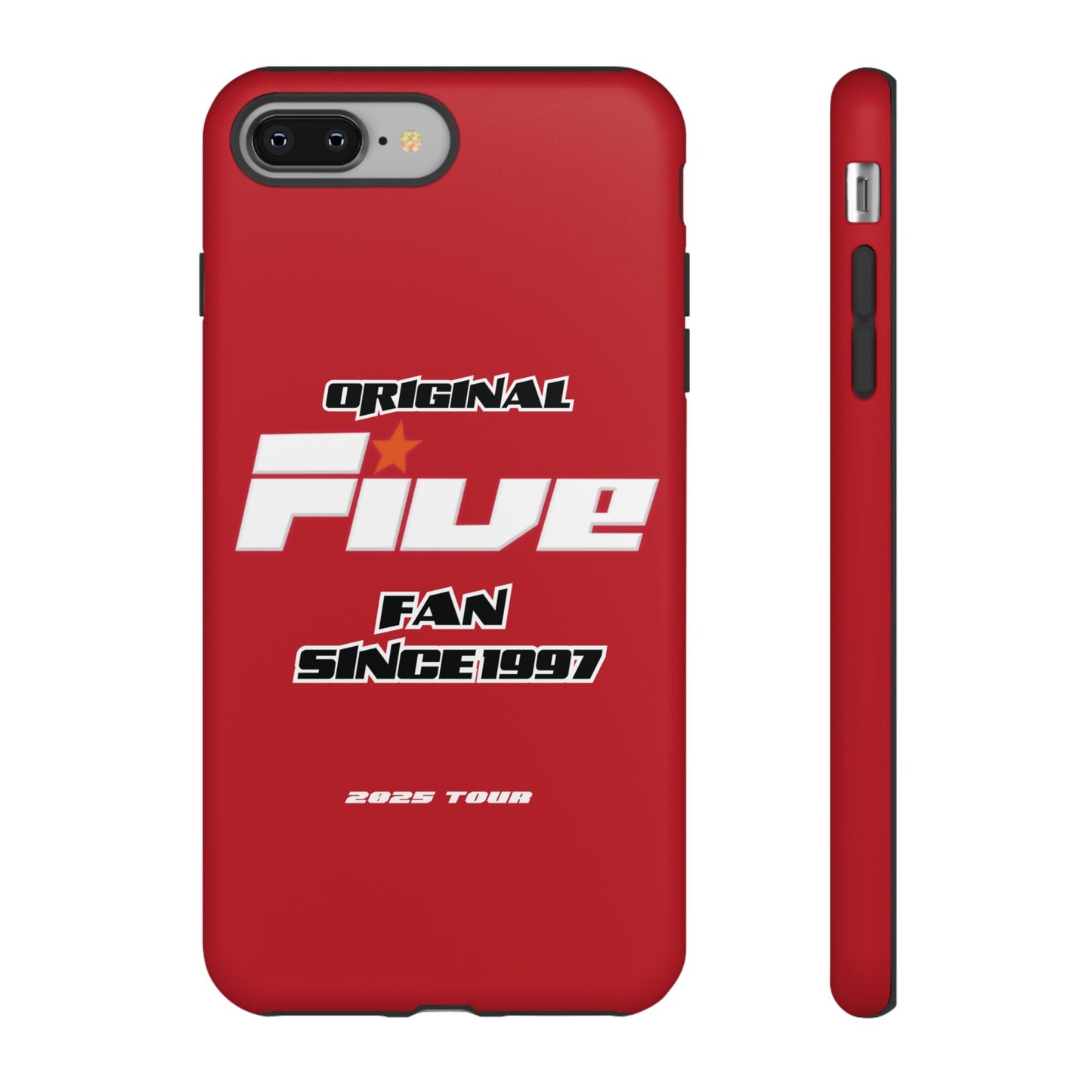 Original Five Fan Tough Case - 2025 Tour Edition unofficial Five boyband 5ive merchandise