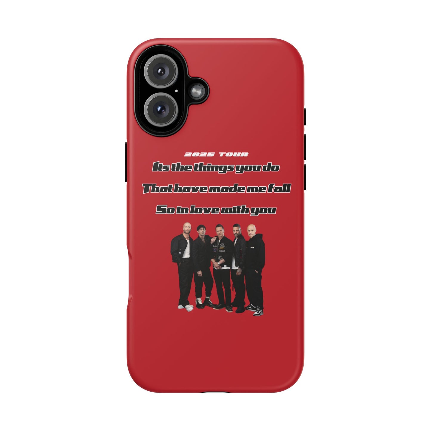 Original Five Fan Tough Case - 2025 Tour Edition unofficial Five boyband 5ive merchandise